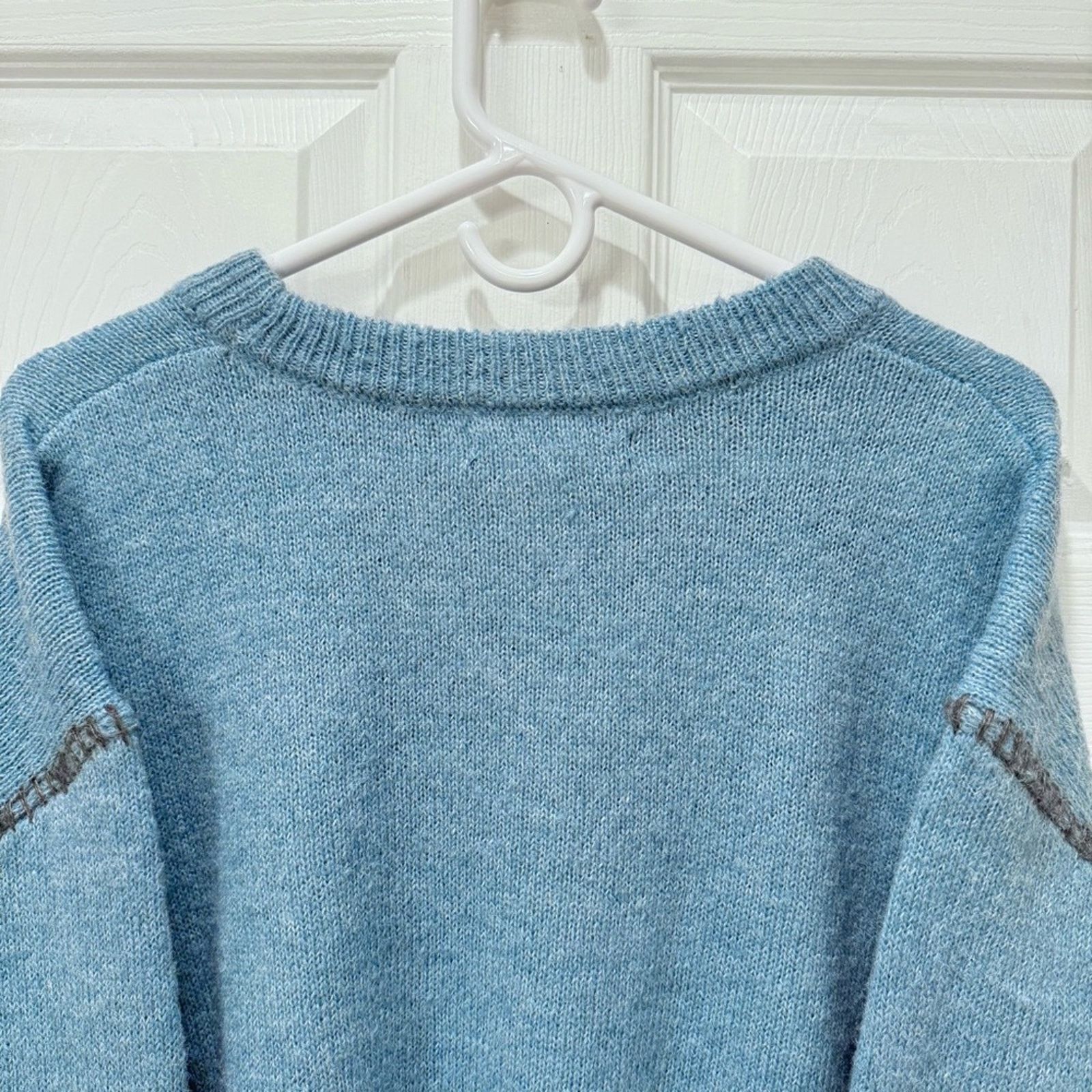 Urban Outfitters Urban Outfitters Hudson Shrunken Crew Neck Sweater XL Size US XL / EU 56 / 4 - 4 Thumbnail