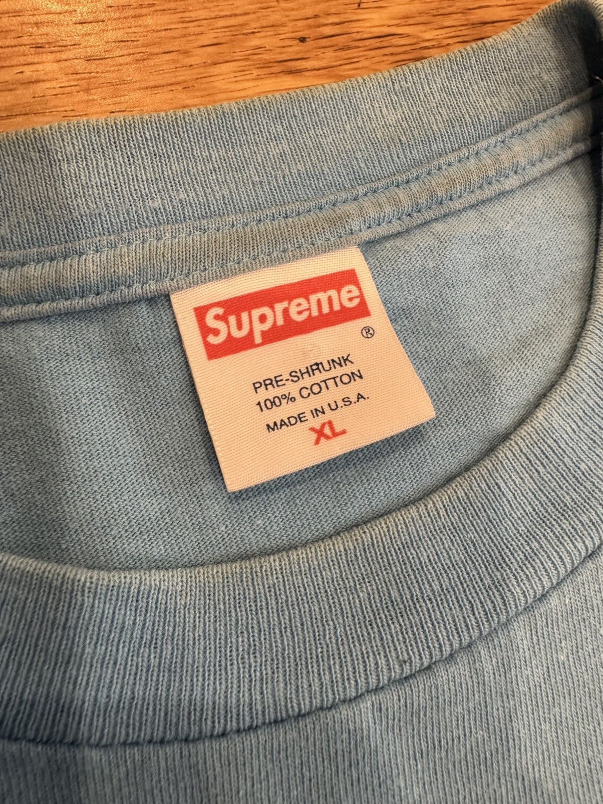 Supreme Supreme 2005 Red On Teal Box Logo Size US XL / EU 56 / 4 - 3 Thumbnail