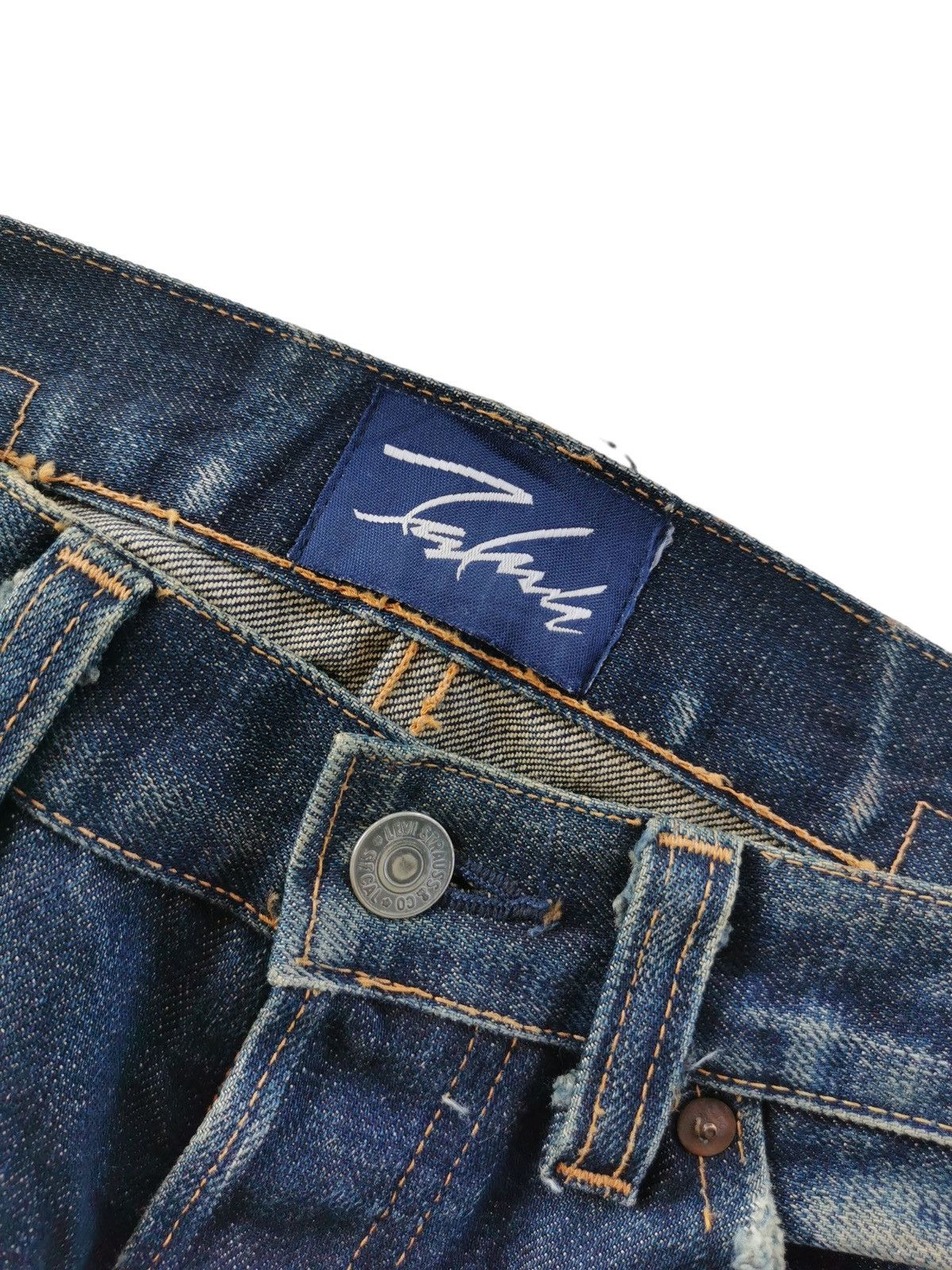 Futura × Levi's Vintage Clothing × Vintage Levis Vintage Clothing X Futura Selvedge Denim Jeans Size US 32 / EU 48 - 4 Thumbnail