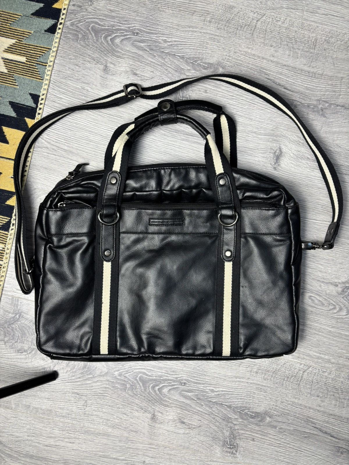 Rare Marithe Francois Girbaud satchel leather bag