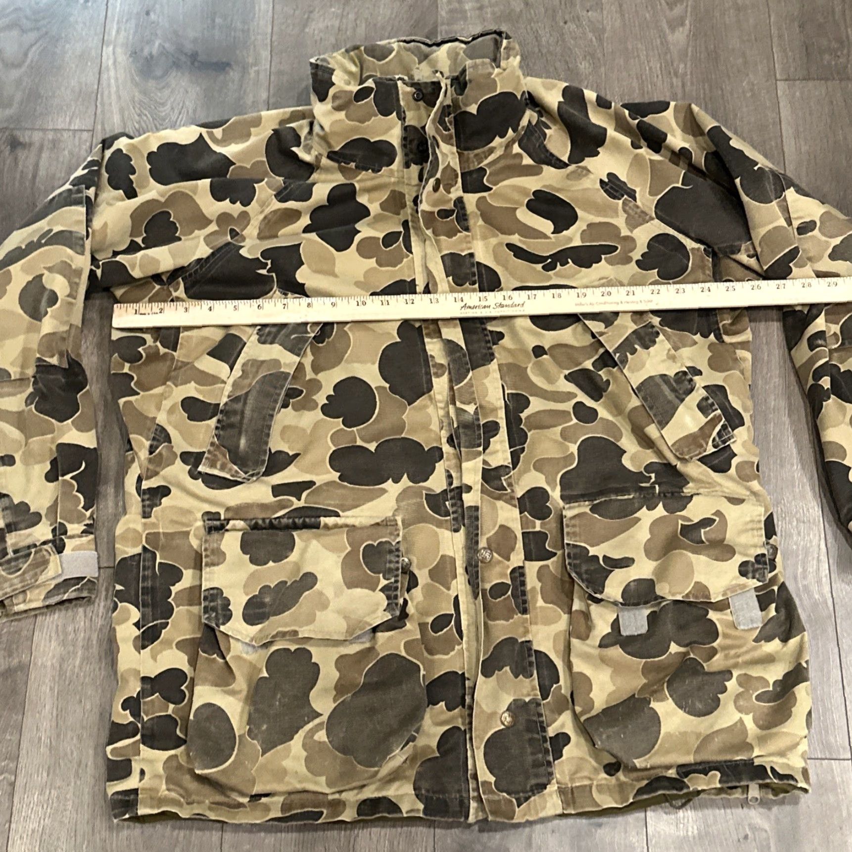 Vintage VINTAGE Columbia Duck Camo Goretex Hunting Jacket Large Camo Water Resistant Bomber Mens Size US L / EU 52-54 / 3 - 3 Thumbnail