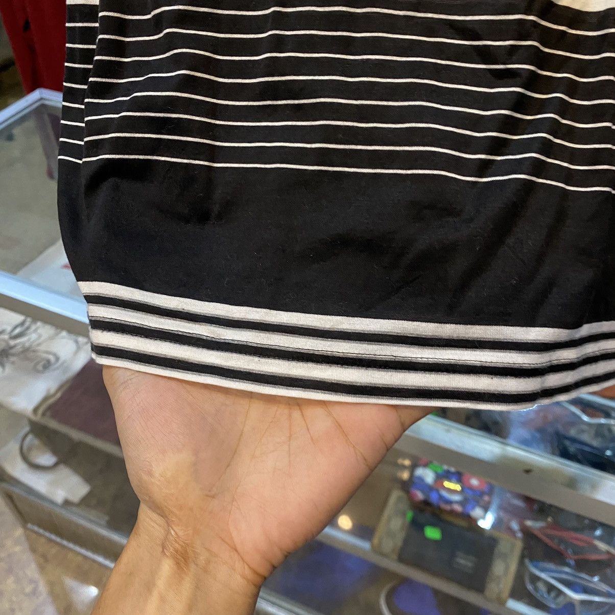 Dior Dior Homme Striped Grunge Pocket Short Sleeved T Shirt Size US M / EU 48-50 / 2 - 7 Thumbnail