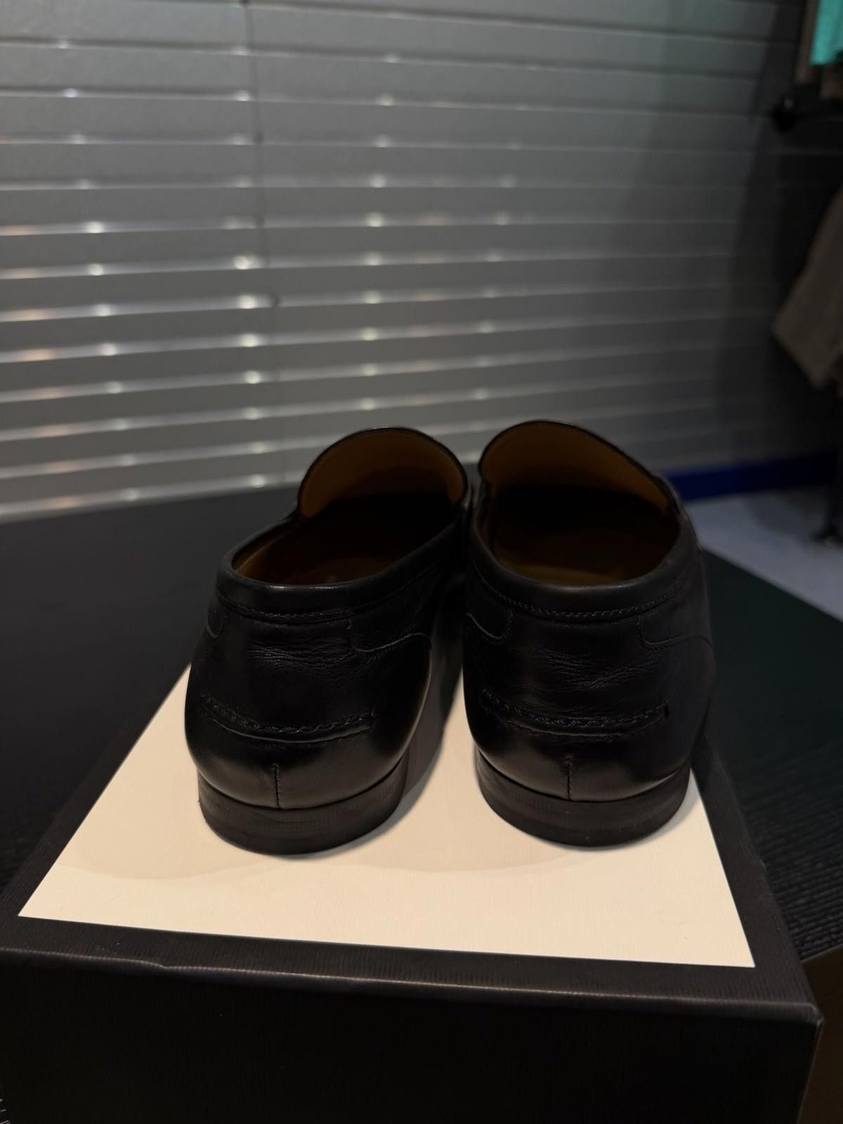 Gucci Men’s Gucci Black Horsebit Loafers Size 8.5G/9US $950 Retail Size US 9 / EU 42 - 12 Thumbnail