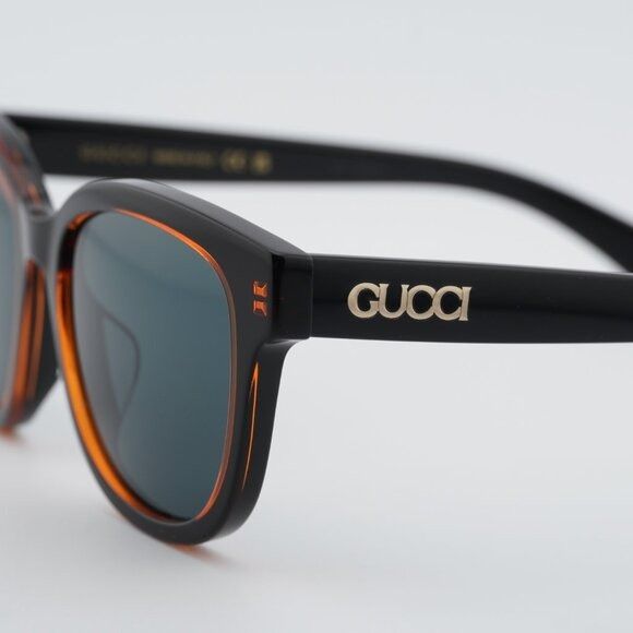 Gucci Gucci GG1797SK 003 Sunglasses Orange/Black Square Frame Size ONE SIZE - 7 Thumbnail