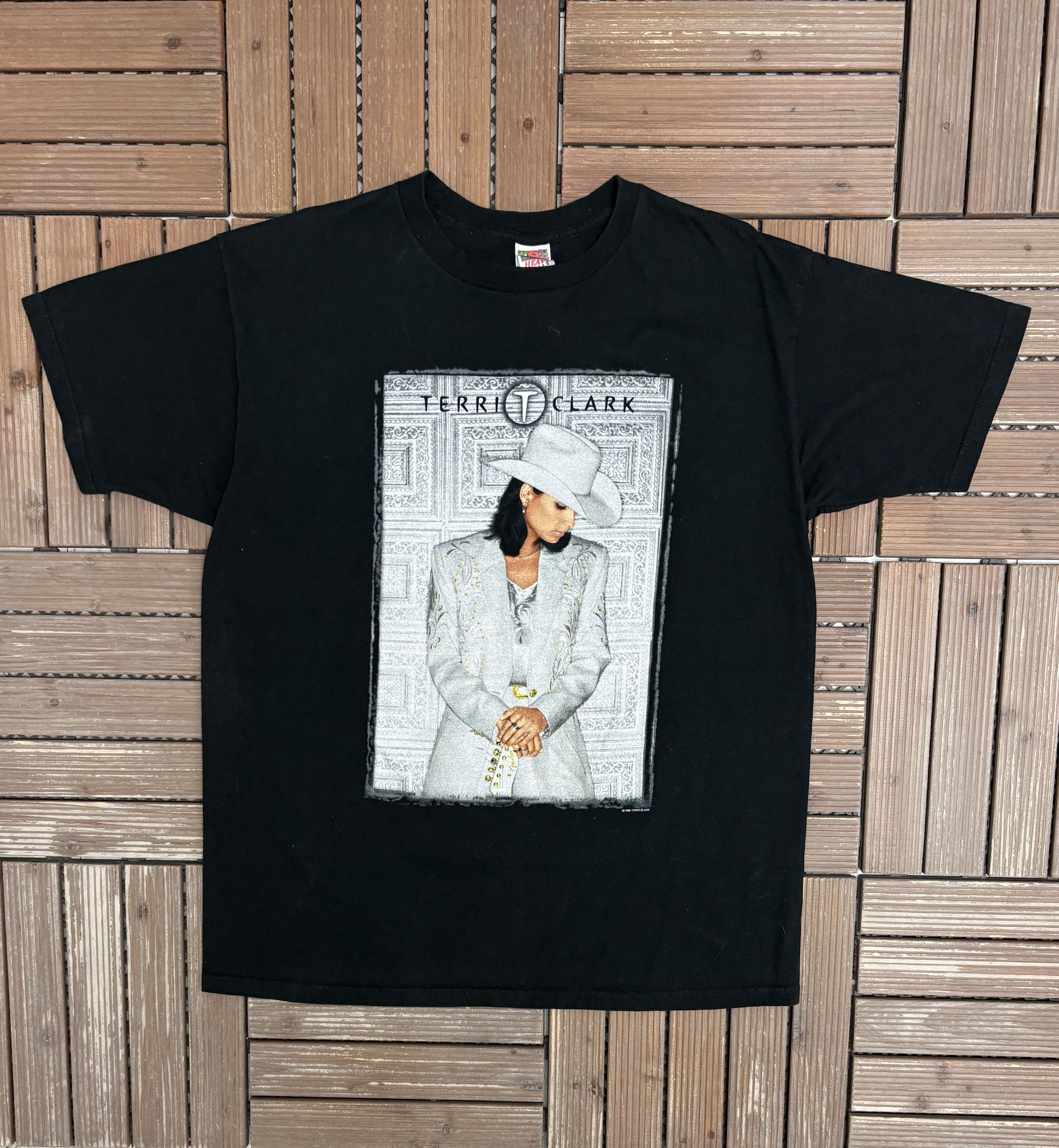 Vintage Terri Clark "How I Feel" Tour 1999 Vintage Black Tee Size US XL / EU 56 / 4 - 1 Thumbnail