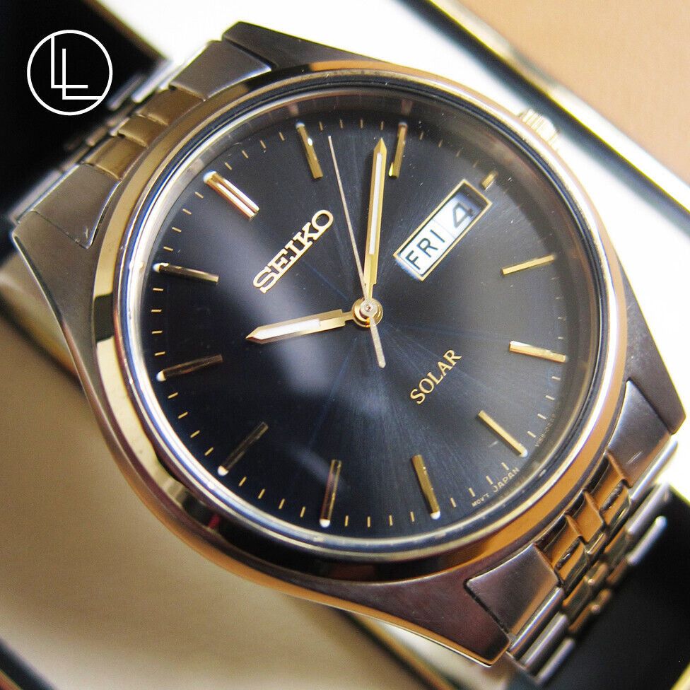 【美品】 SEIKO SOLAR V158−0AA0 腕時計 Vtg Seiko V158-0AA0 A4 Solar Mens Watch Running | eBay