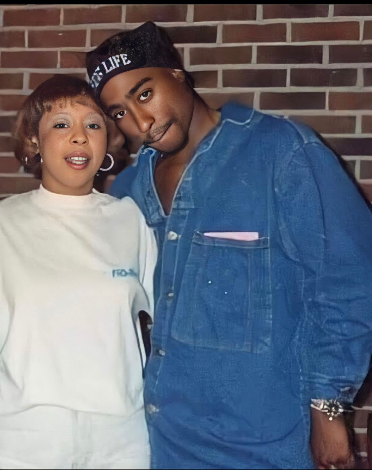 Karl Kani × Vintage Karl Kani Button Up Denim Shirt **Style Worn By 2Pac** VTg Size US XL / EU 56 / 4 - 12 Thumbnail