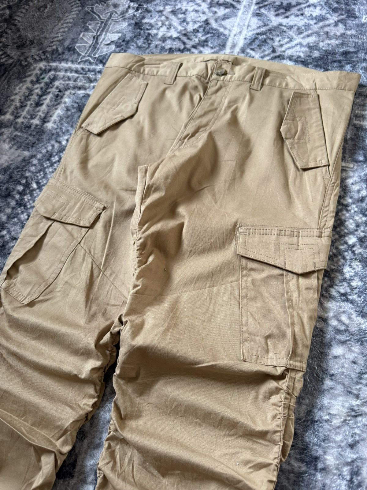 Tornado Mart Tornado Mart japan 40” inseam tornado stacked cargo pants Size US 32 / EU 48 - 11 Thumbnail
