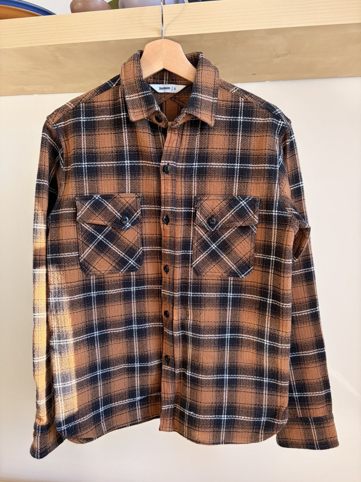 3sixteen 3sixteen cross cut flannel small S Size US S / EU 44-46 / 1 - 1 Thumbnail