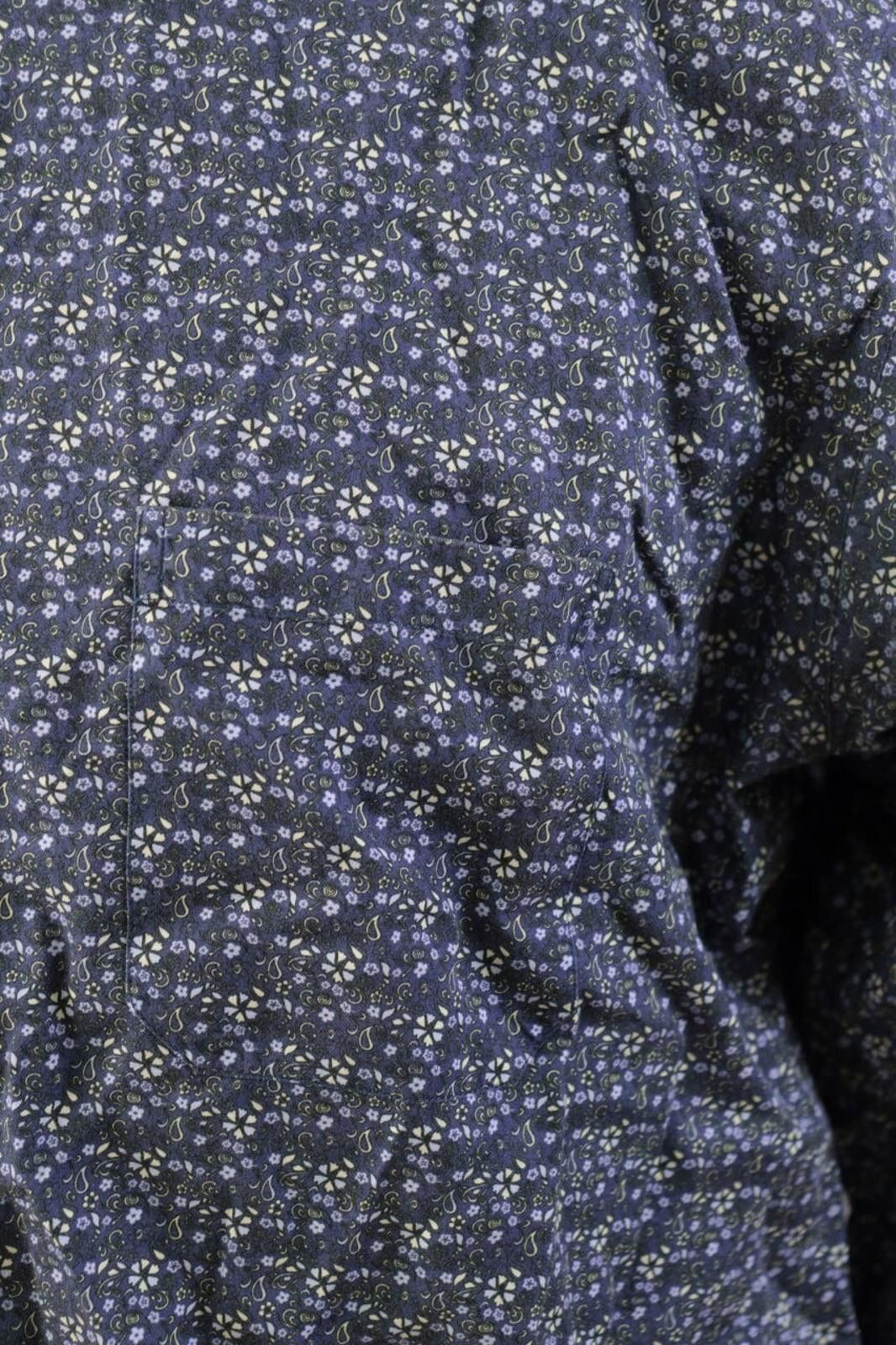Eton Eton Slim Fit Floral Down Dress Shirt Size 43 / 17 / XL Size US XL / EU 56 / 4 - 6 Thumbnail