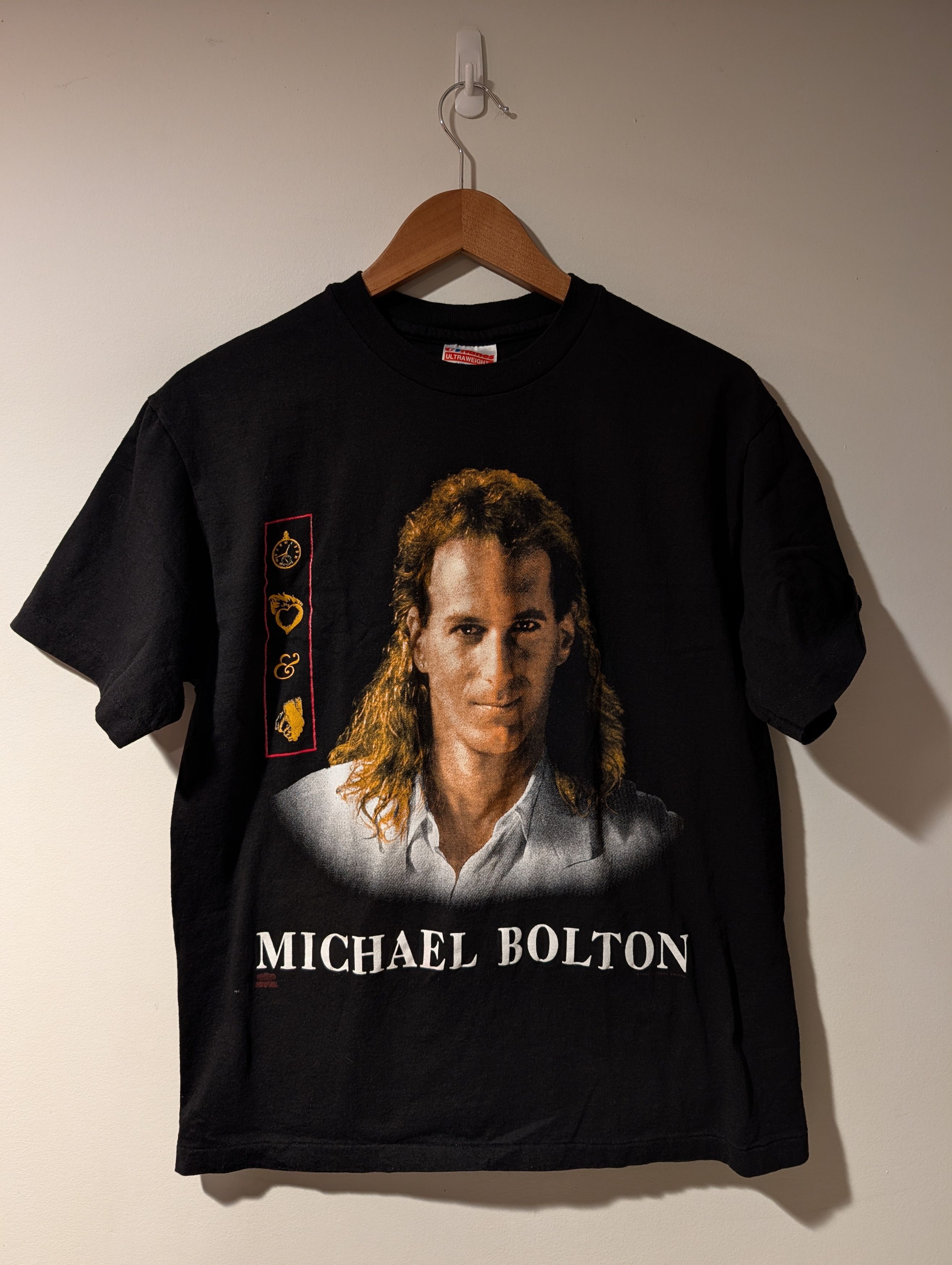 Band Tees Vintage Michael Bolton Time Love Tenderness Tour T-Shirt Size US L / EU 52-54 / 3 - 1 Thumbnail