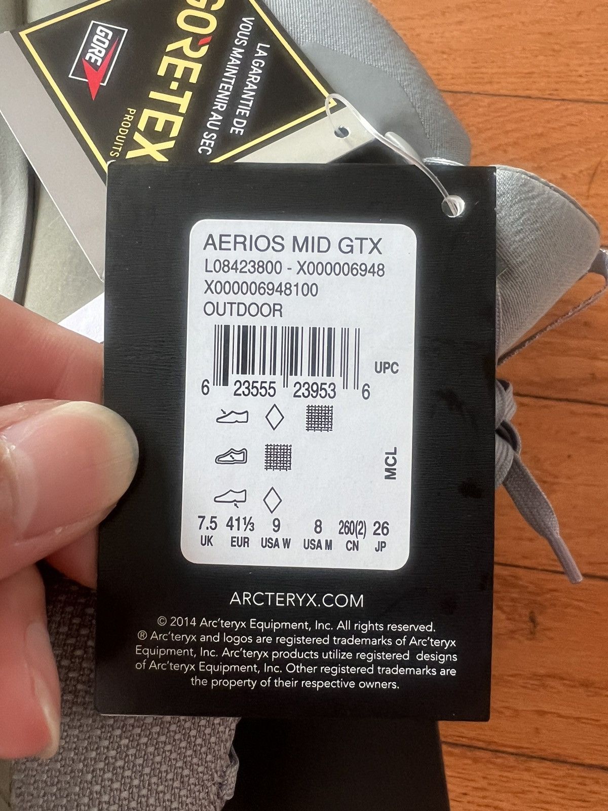 Arc'teryx Arc’teryx AERIOS MID GTX SHOE Size US 8 / EU 41 - 4 Thumbnail