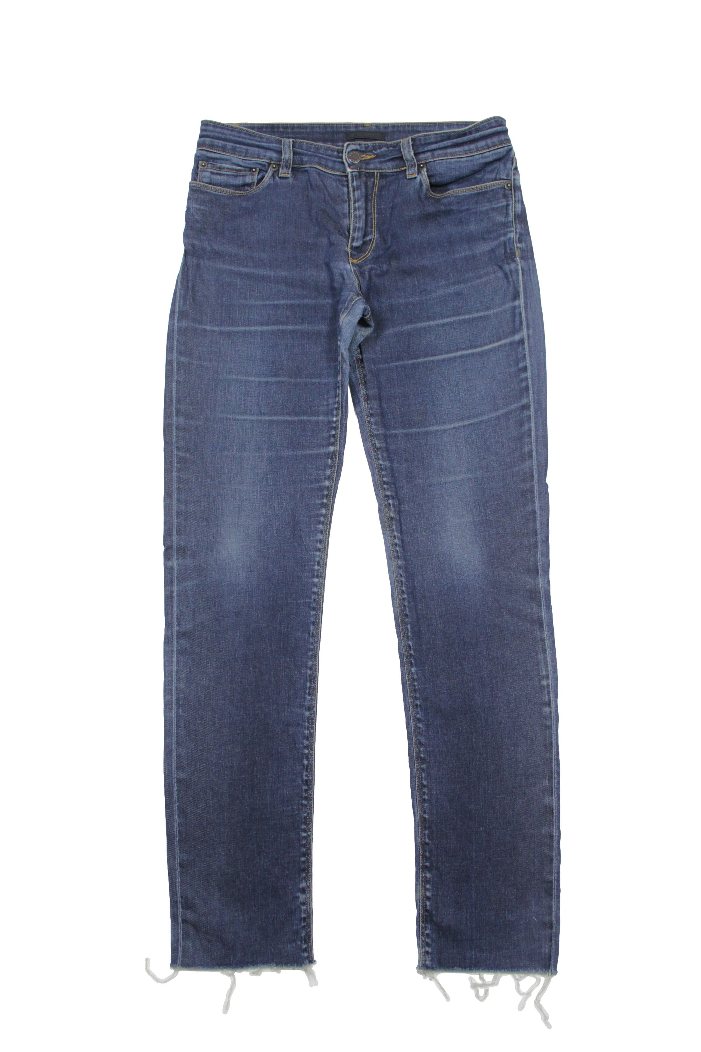 Prada Contour Fit Cut Off Jeans Vintage Size 27" / US 4 / IT 40 - 1 Thumbnail