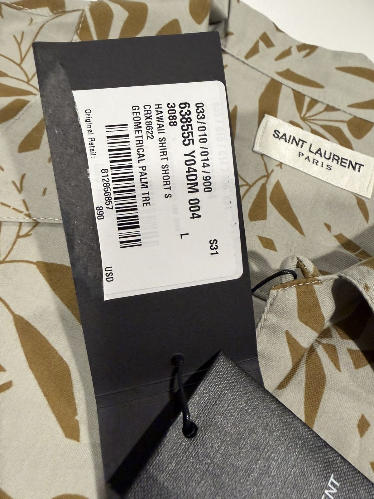 Saint Laurent Paris Saint Laurent men Hawaiian shirt. L. $890 Size US L / EU 52-54 / 3 - 4 Thumbnail