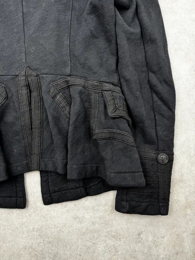 Polo Ralph Lauren 2010s Ralph Lauren Black Avant-Garde Officer Jacket Size S / US 4 / IT 40 - 10 Thumbnail