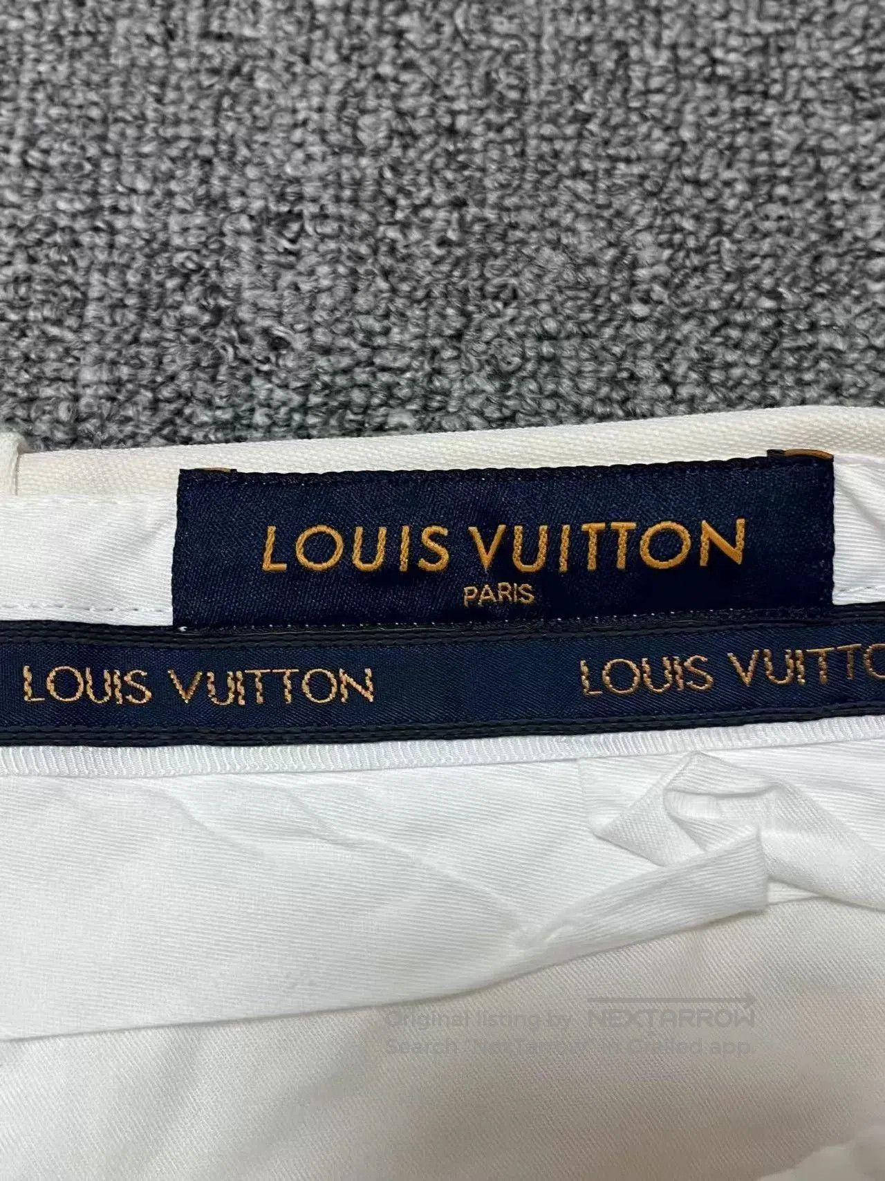 Louis Vuitton Louis Vuitton White Logo Accessory Shorts. Size 41" - 4 Thumbnail