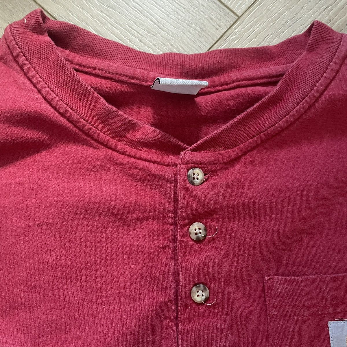 Carhartt Carhartt Vintage Fatbacks Workwear Long Sleeve T Shirt Size US XXL / EU 58 / 5 - 4 Thumbnail