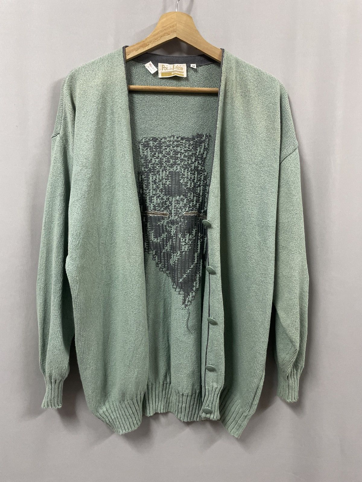 Krizia × Vintage Poi by Krizia knot cardigan size M Size M / US 6-8 / IT 42-44 - 2 Thumbnail