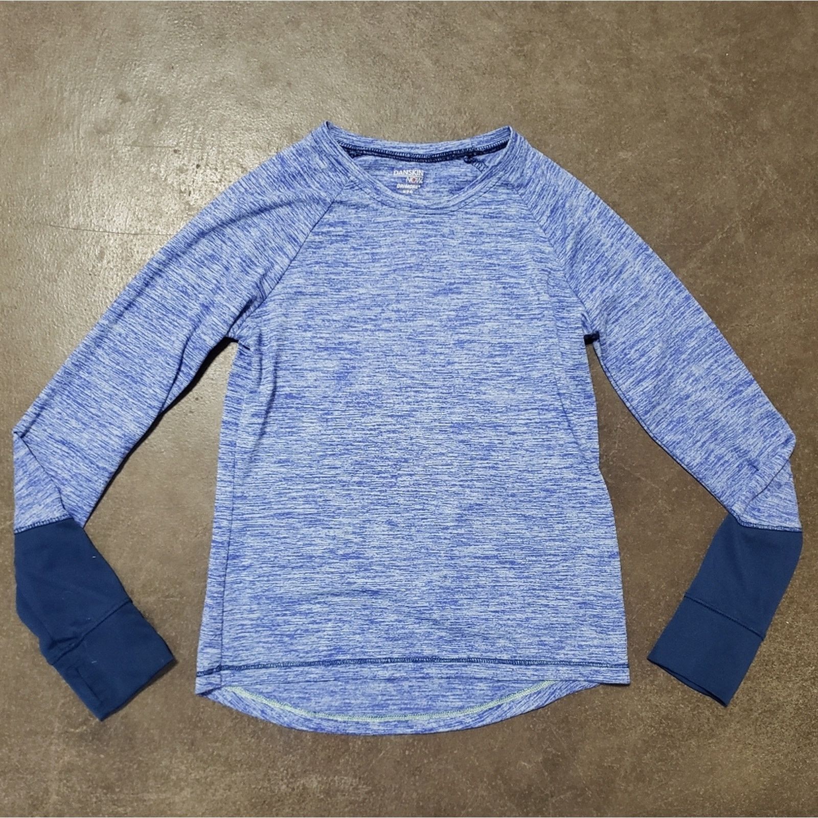 Other Blue Heathered | DANSKIN NOW | Long Sleeve Size M / US 6-8 / IT 42-44 - 1 Thumbnail