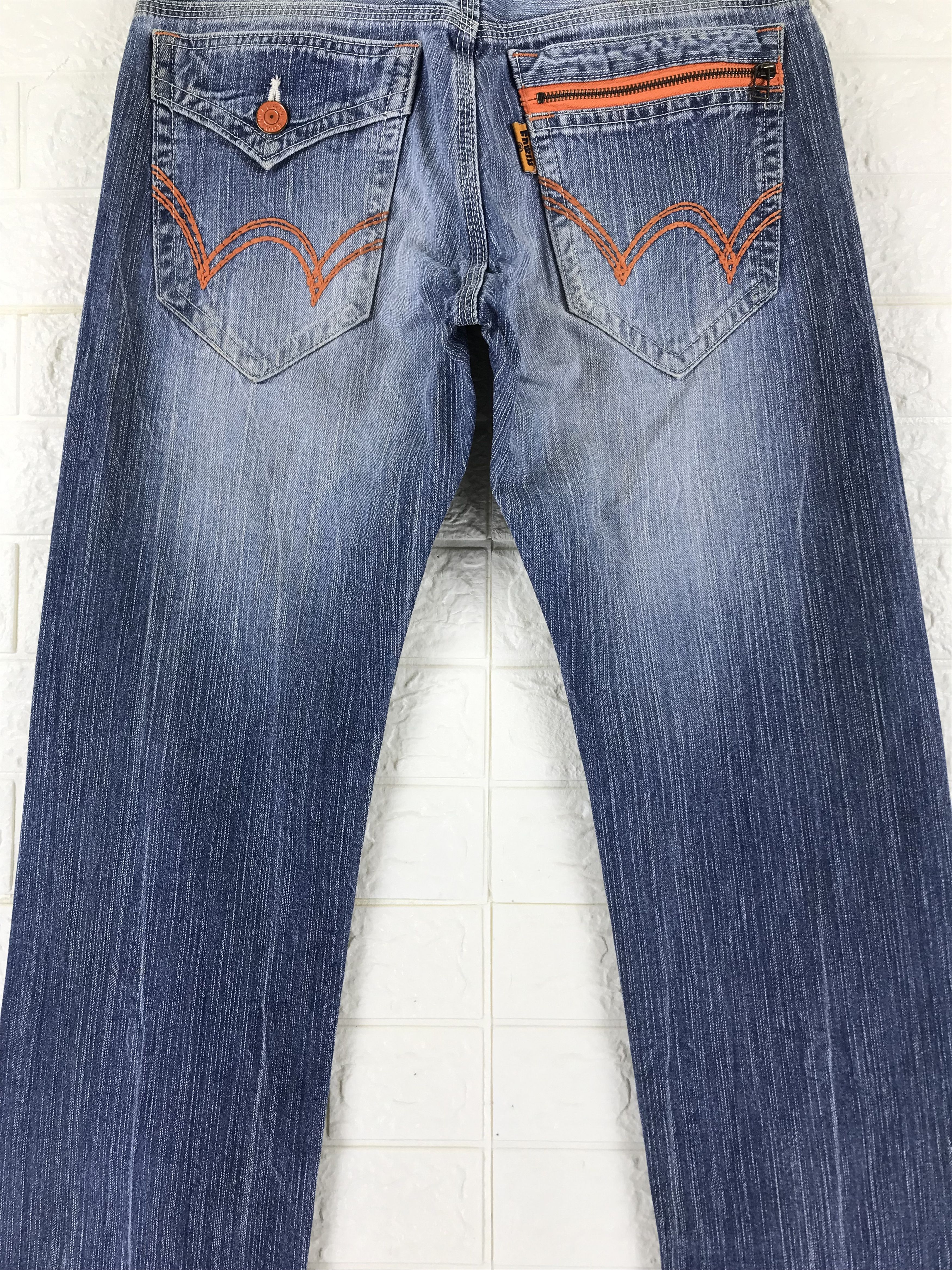 Edwin Vintage Edwin 403XVS Faded Blue Jeans Size US 31 - 7 Thumbnail