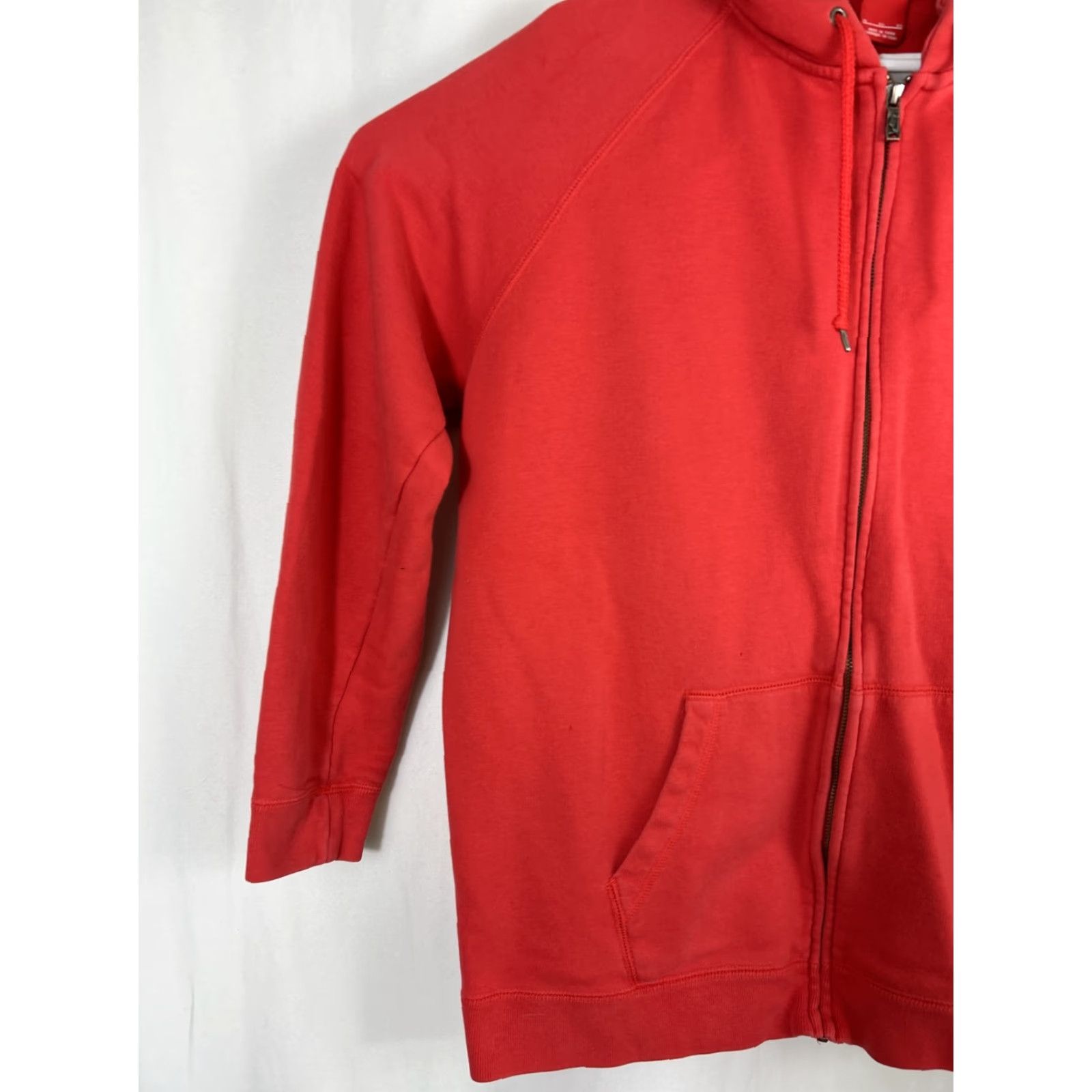 Nike Nike Mens XL Red Full Zip Hoodie Just Do It Spellout Hoodie Size US XL / EU 56 / 4 - 2 Thumbnail
