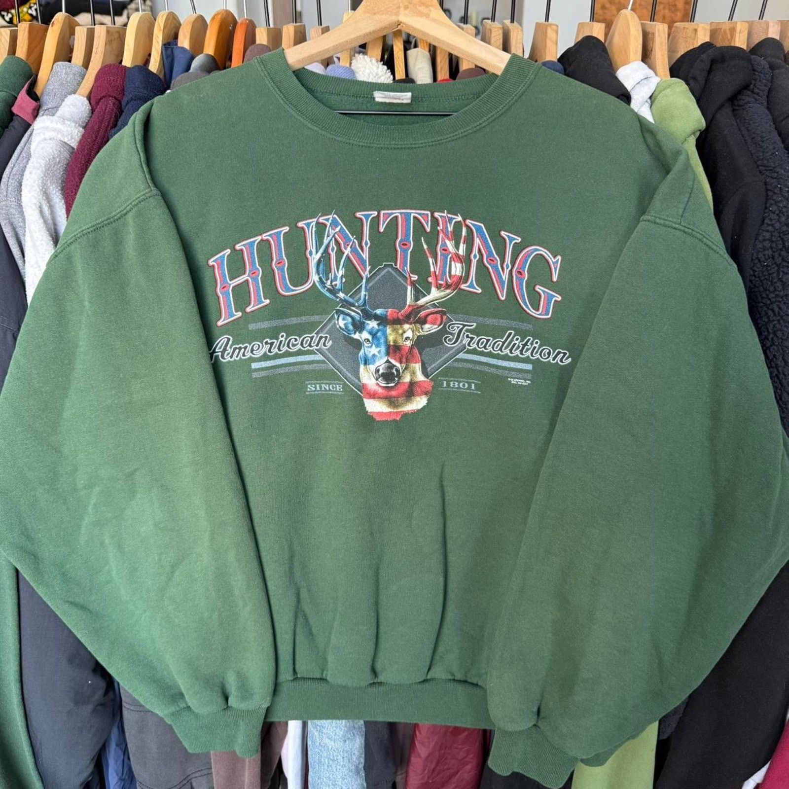 Other Vintage y2k hunting deer sweatshirt Size US XL / EU 56 / 4 - 1 Thumbnail