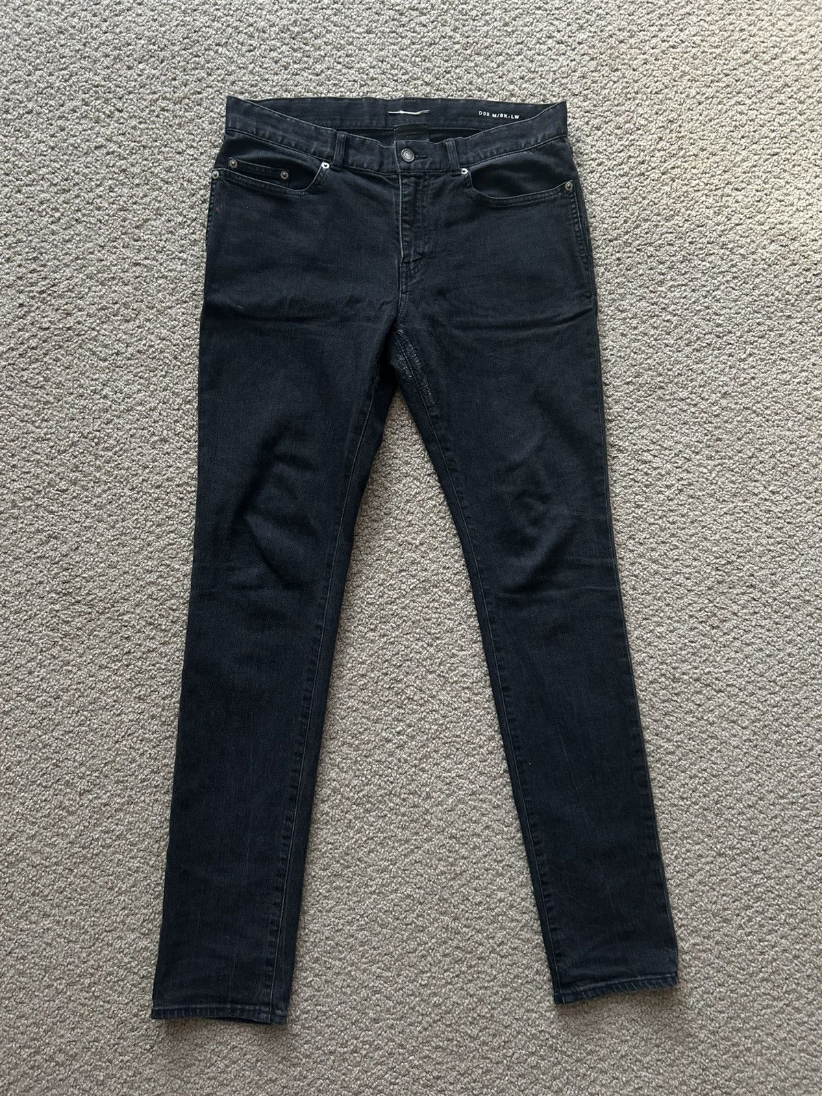 Hedi Slimane × Saint Laurent Paris BRAND NEW 15CM MULTI-ZIP BLACK