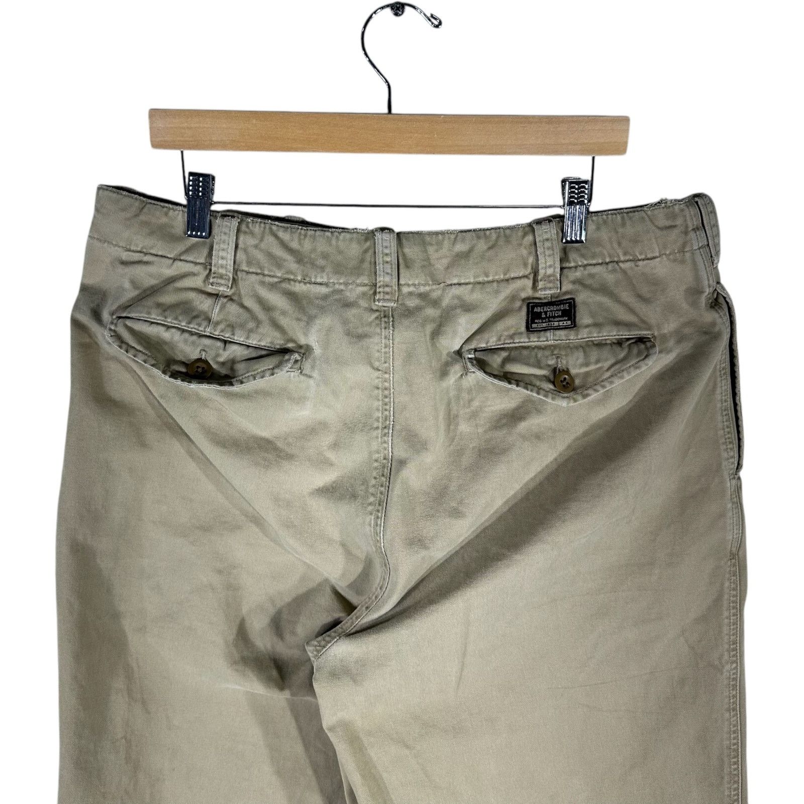 Abercrombie & Fitch Abercrombie & Fitch Straight Leg Chino Pants 34R Size US 34 / EU 50 - 6 Thumbnail
