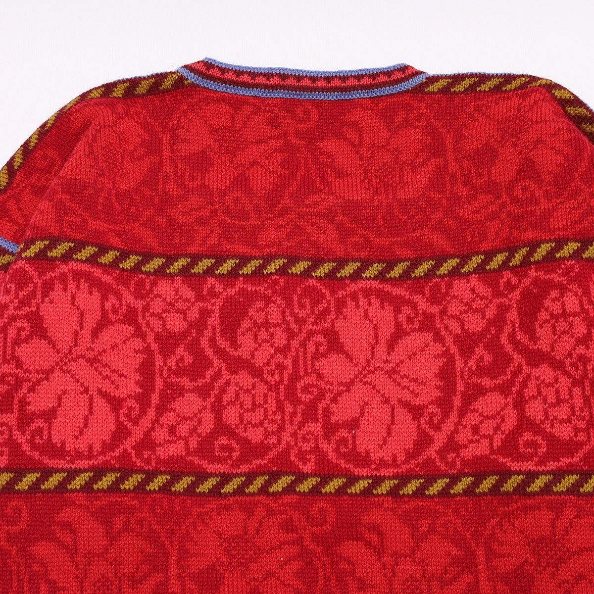 Other Oleana Norway Nordic Wool Red Sweater Knit Size S / US 4 / IT 40 - 12 Thumbnail