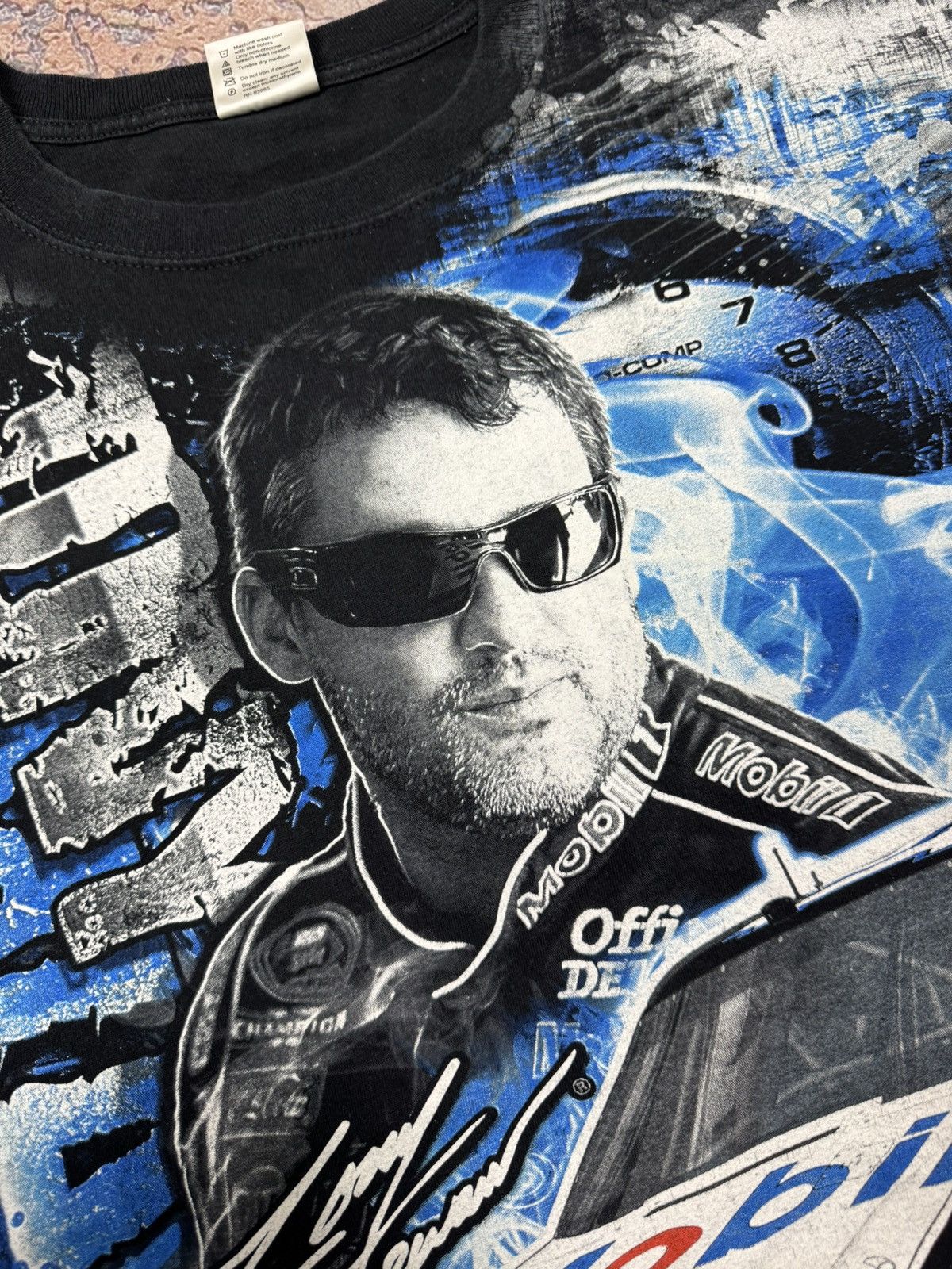 NASCAR Tony Stewart Vintage NASCAR T-Shirt Size US XXL / EU 58 / 5 - 9 Thumbnail