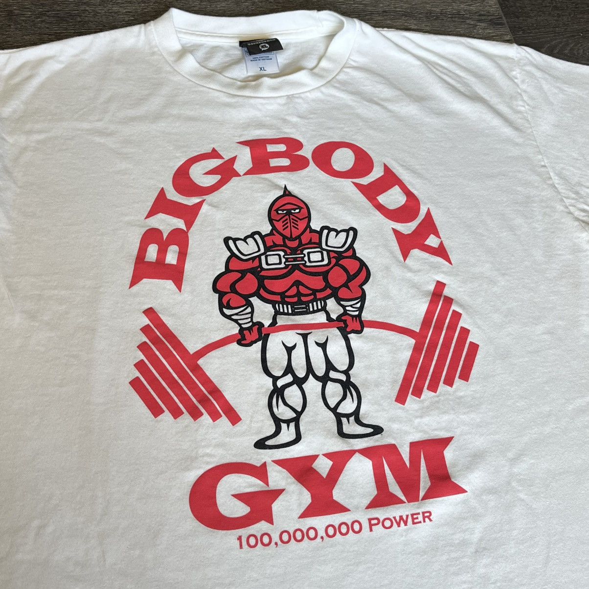 Japanese Brand × Vintage Kinnikuman Muscle Apparel Big Body Gym Graphic Logo T Shirt Size US XL / EU 56 / 4 - 2 Thumbnail