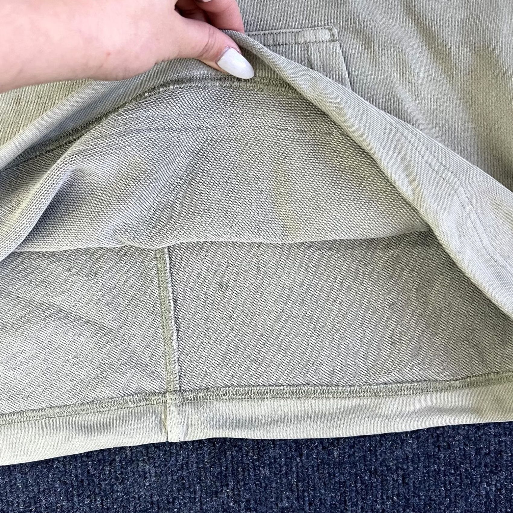Fabletics Fabletics Hoodie Womens S Beige Sleeveless Pullover Kangaroo Pocket Boxy Hoodie Mens Womens (adjusted) Size S / US 4 / IT 40 - 3 Thumbnail