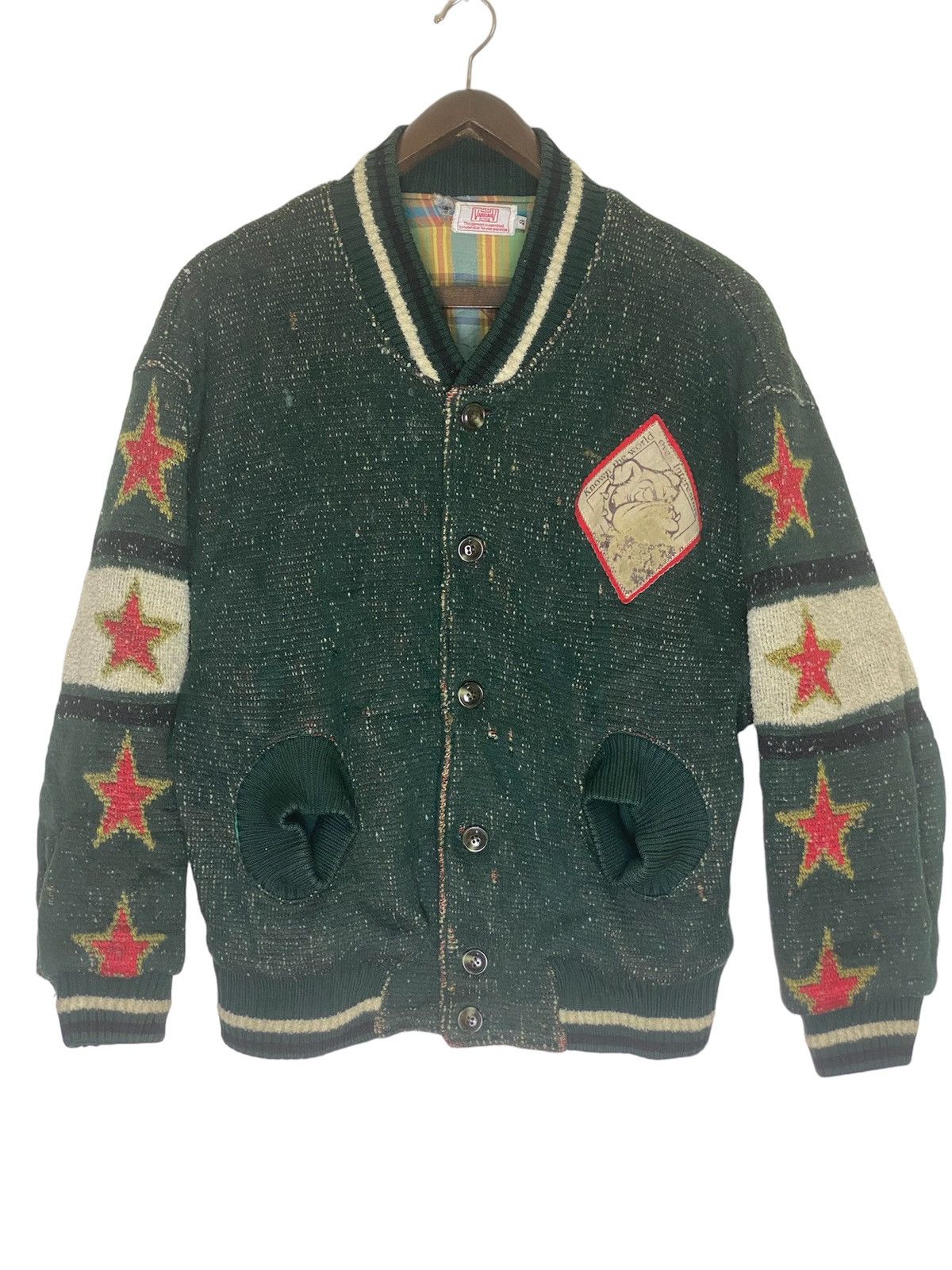 Japanese Brand JAPANESE BRAND VARORAV PERNUOVA KNIT CLASSIC JACKET Size US M / EU 48-50 / 2 - 2 Thumbnail