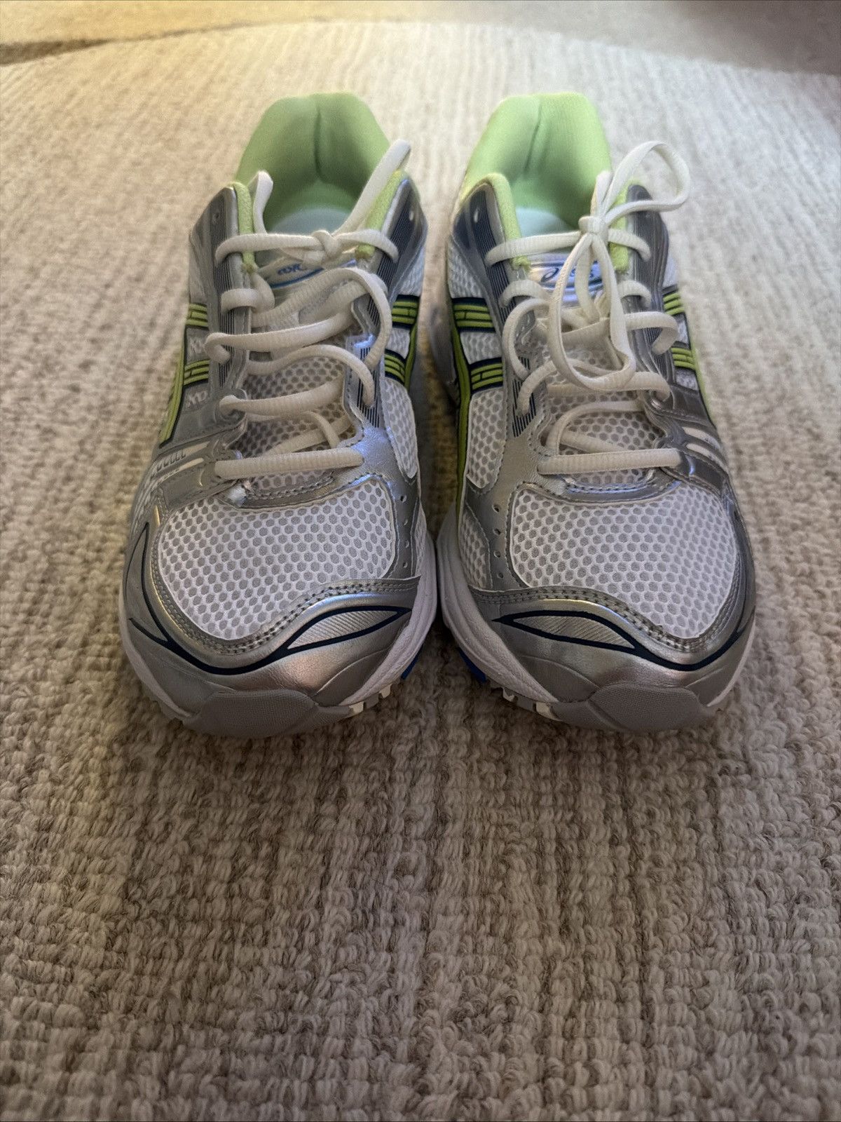 Asics Asics Gel Kayano 14 Size 10.5 White/Lime Green Silver Sprite Size US 10.5 / EU 43-44 - 2 Thumbnail