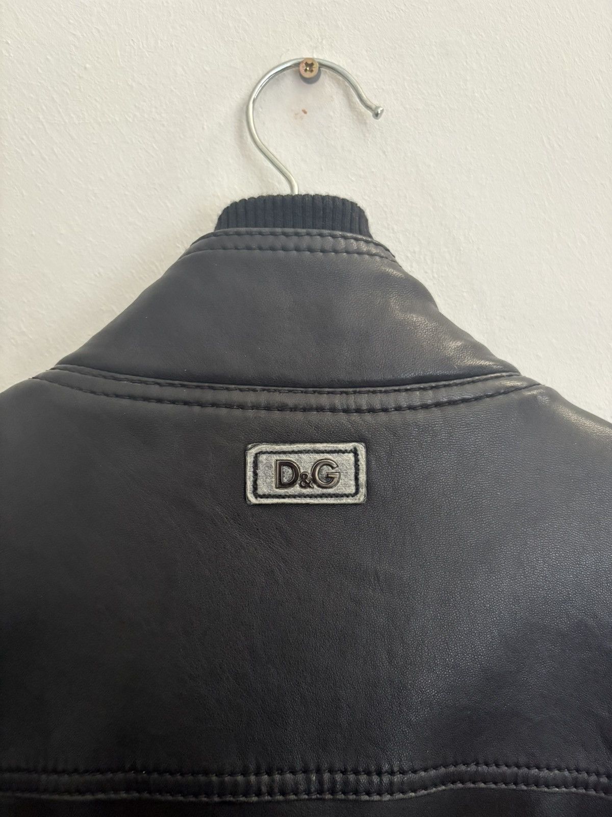 Dolce & Gabbana Dolce & Gabbana Leather Jacket Size 58 Size US XXL / EU 58 / 5 - 6 Thumbnail