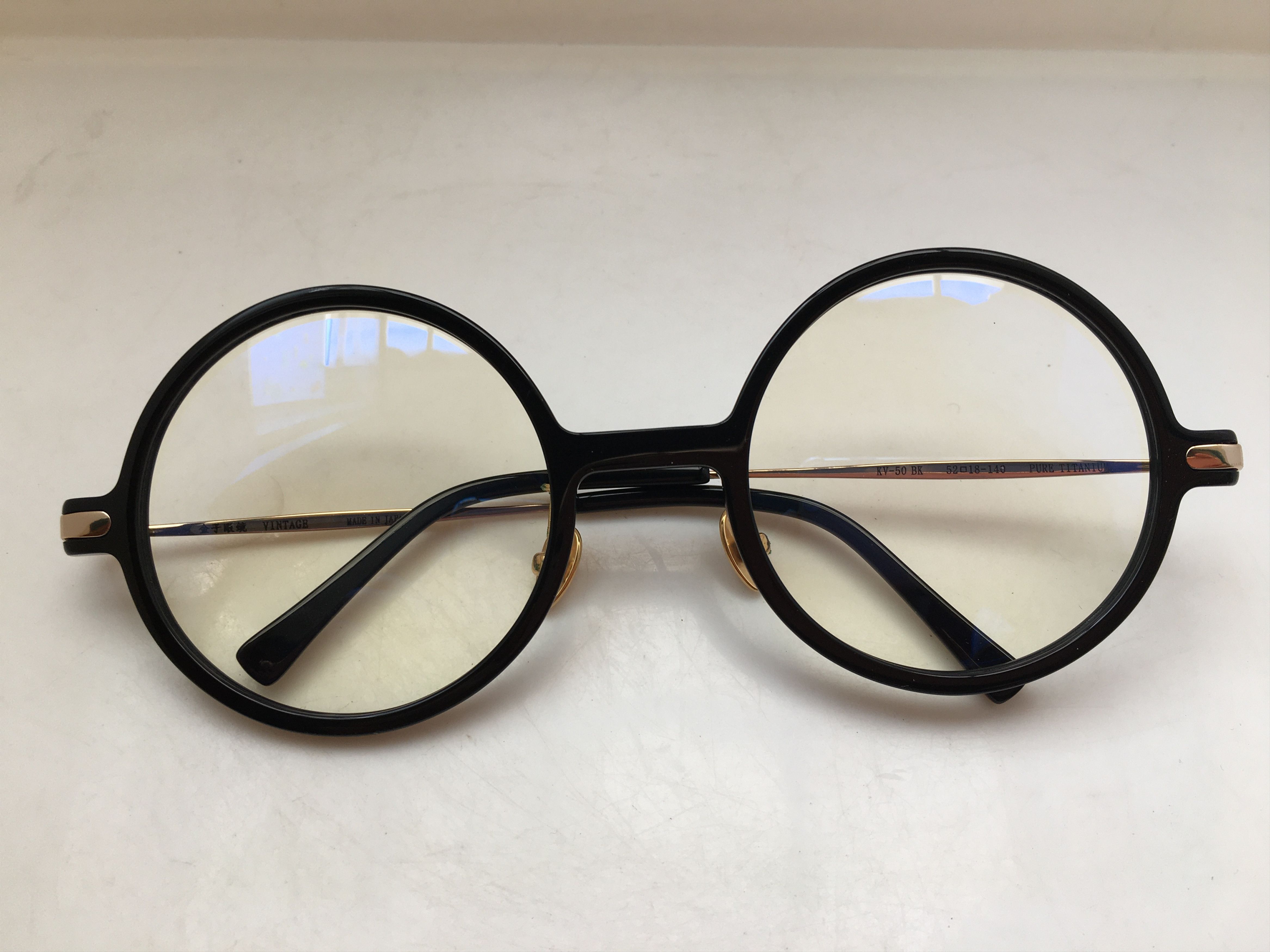 Other Handmade Pure Titanium Round Anti-Blue Lights Eyeglasses Size ONE SIZE - 5 Thumbnail