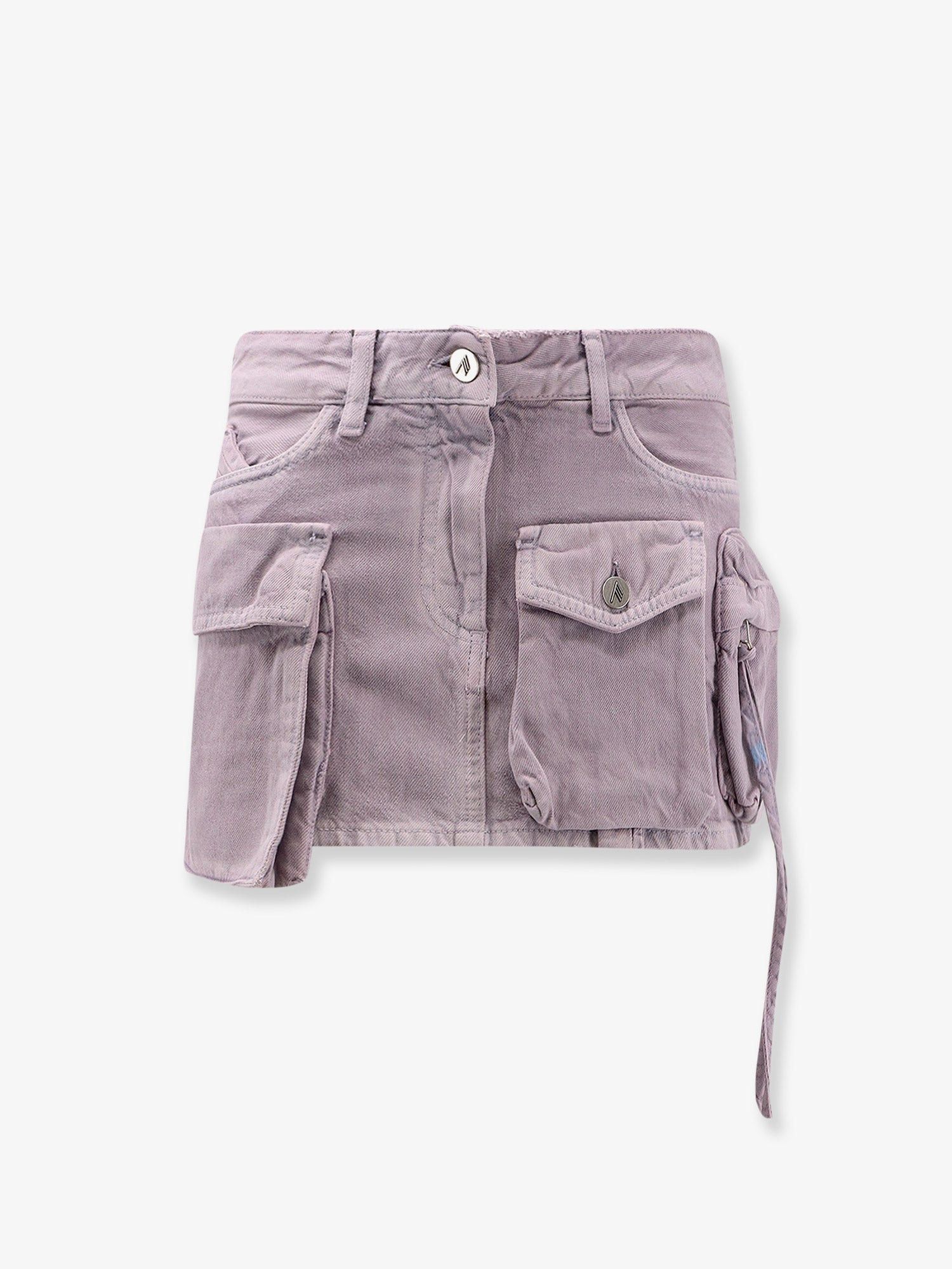 The Attico Cotton Mini Skirt Size 26" / US 2 / IT 38 - 1 Thumbnail