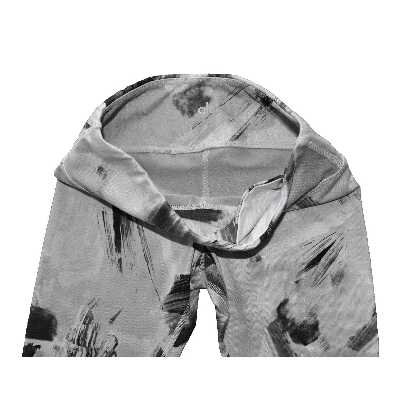 Alo NEW ALO YOGA Airbrush Black/White Marble Legging Pants Sz XS Size 25" / US 0 / IT 36 - 3 Thumbnail