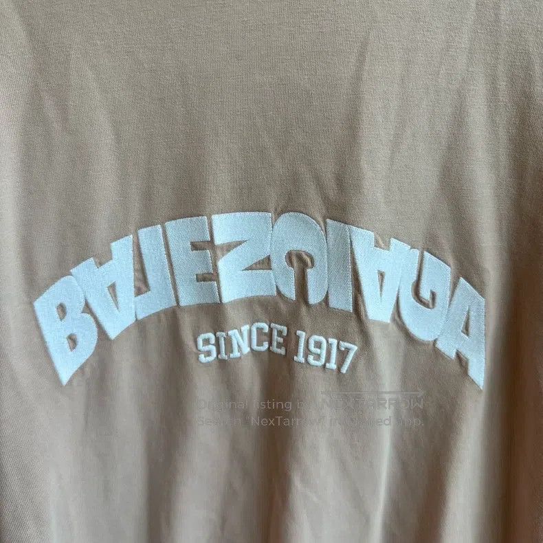 Balenciaga Balenciaga Reversed embroidery pink logo short-sleeved T-s Size US M / EU 48-50 / 2 - 3 Thumbnail