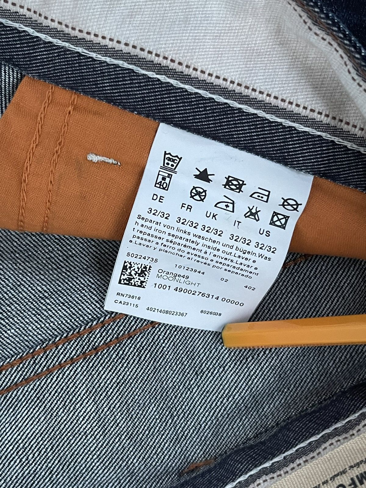 Hugo Boss Hugo Boss Orange Dark Indigo Denim Pants Size US 32 / EU 48 - 22 Thumbnail