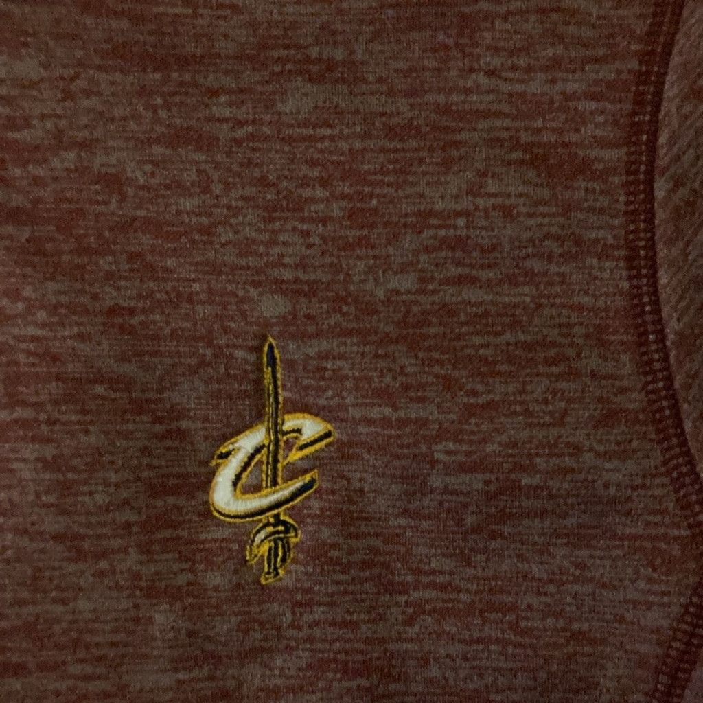 Adidas Adidas burgundy cavs climawarm 1/2 zip pullover size small Size US S / EU 44-46 / 1 - 2 Thumbnail