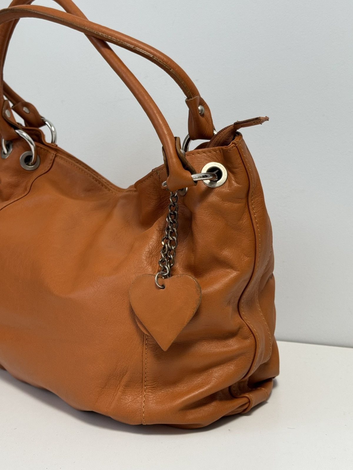 Genuine Leather Genuine leather crossbody shoulder bag Carmel color Size ONE SIZE - 7 Thumbnail