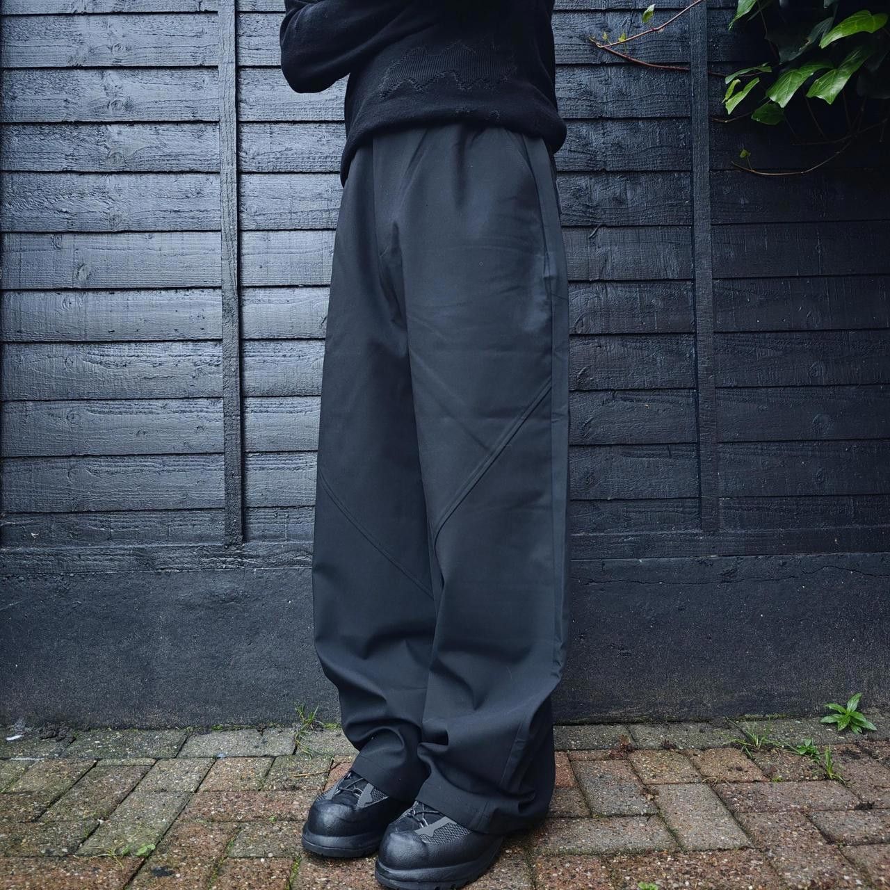 Other 49Percent Black Wide Leg Trousers Size US 32 / EU 48 - 2 Thumbnail