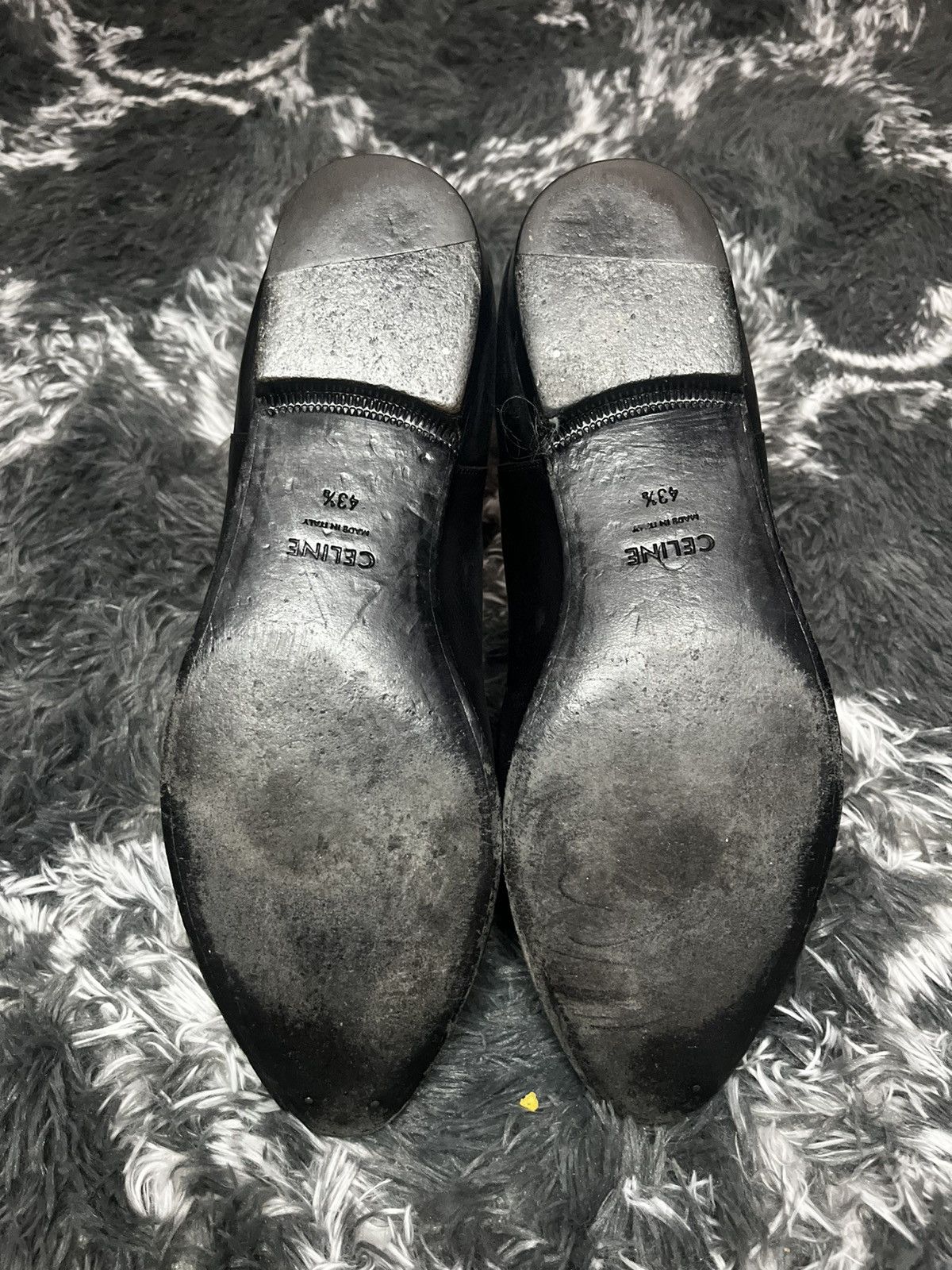 Celine Celine Shiny Calfskin Leather Chelsea Boot Size US 10.5 / EU 43-44 - 5 Thumbnail