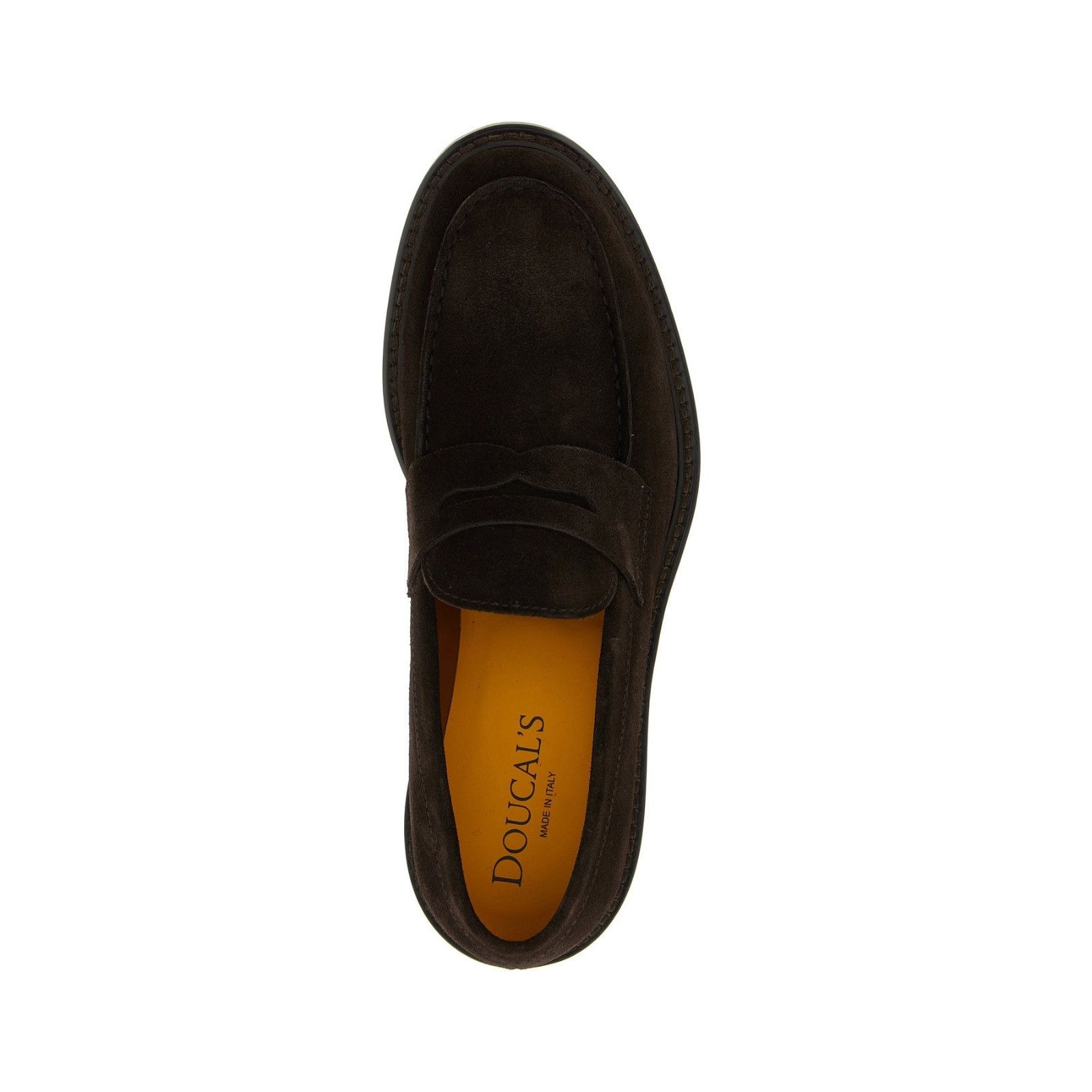 DOUCAL'S Brown Suede Loafers New )