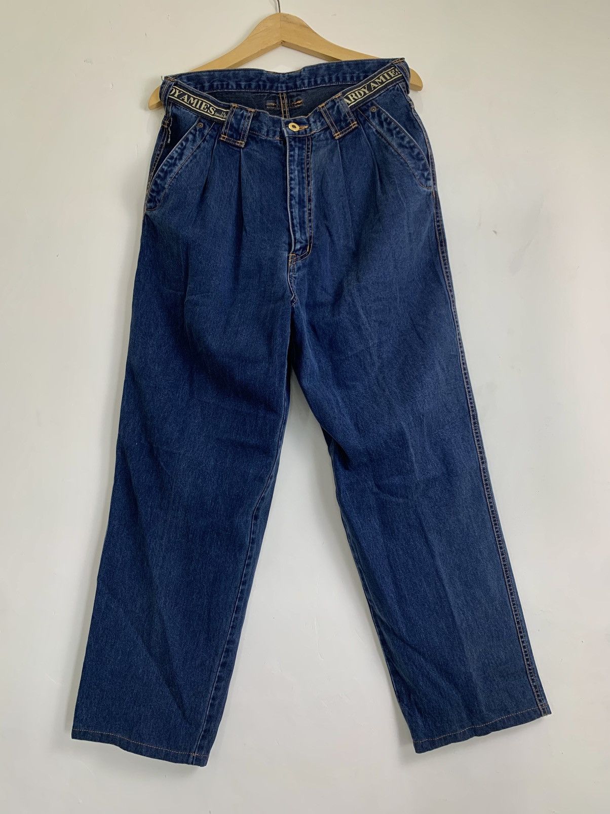 Hardy Amies HARDY AMIES JEANS PANT EMBROIDERY POCKET Size US 31 - 4 Thumbnail