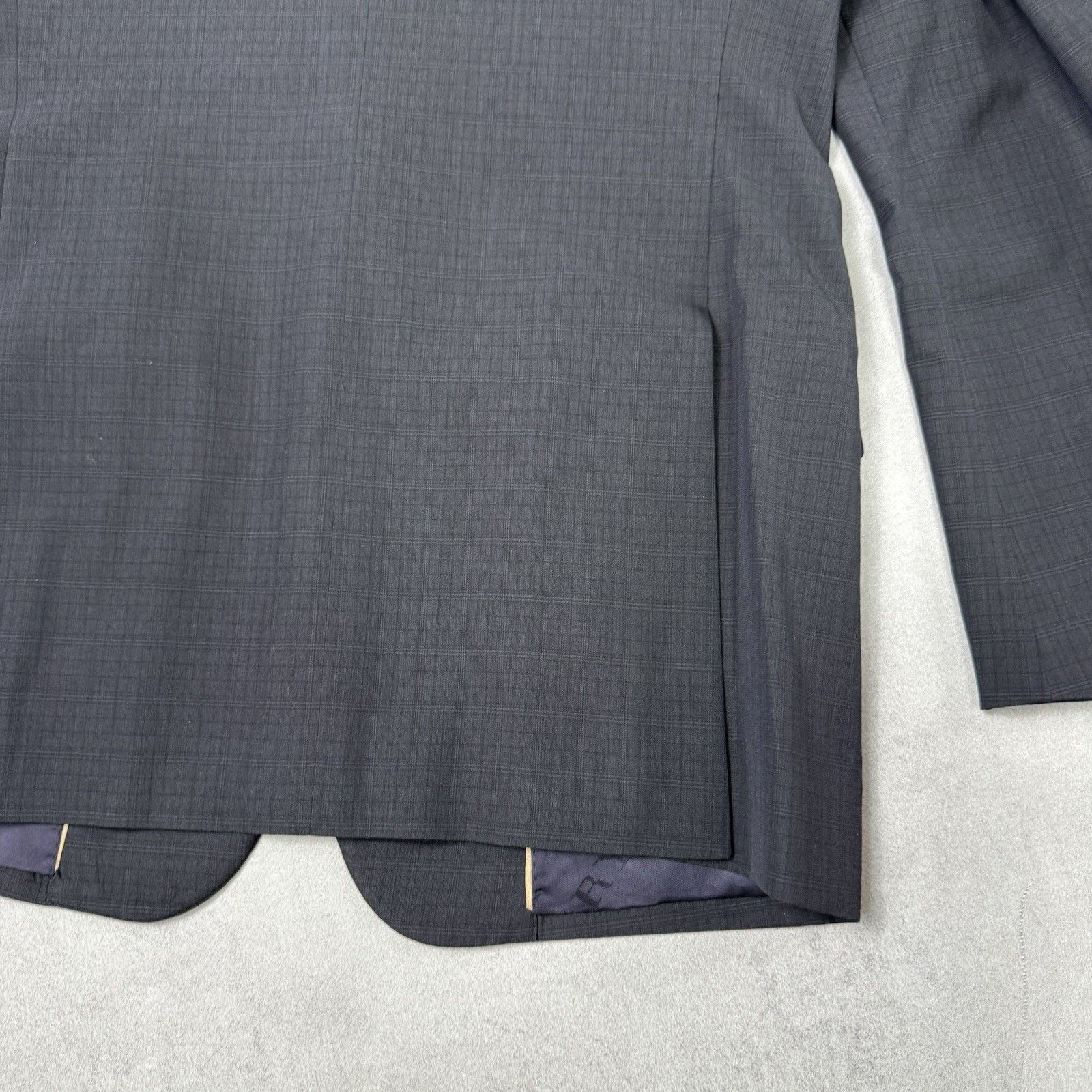 Burberry Burberry Men Blazer Two Button Grey Check Size 50 Size 40R - 20 Thumbnail