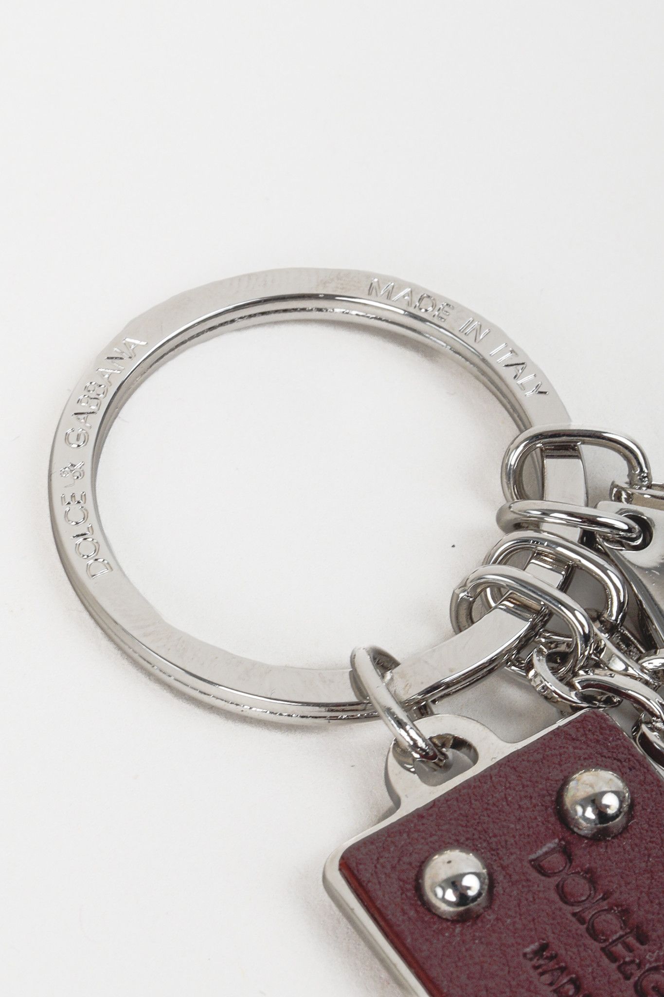 Dolce & Gabbana Dolce & Gabbana Number Silver Bag Charm Key Ring Size ONE SIZE - 3 Thumbnail