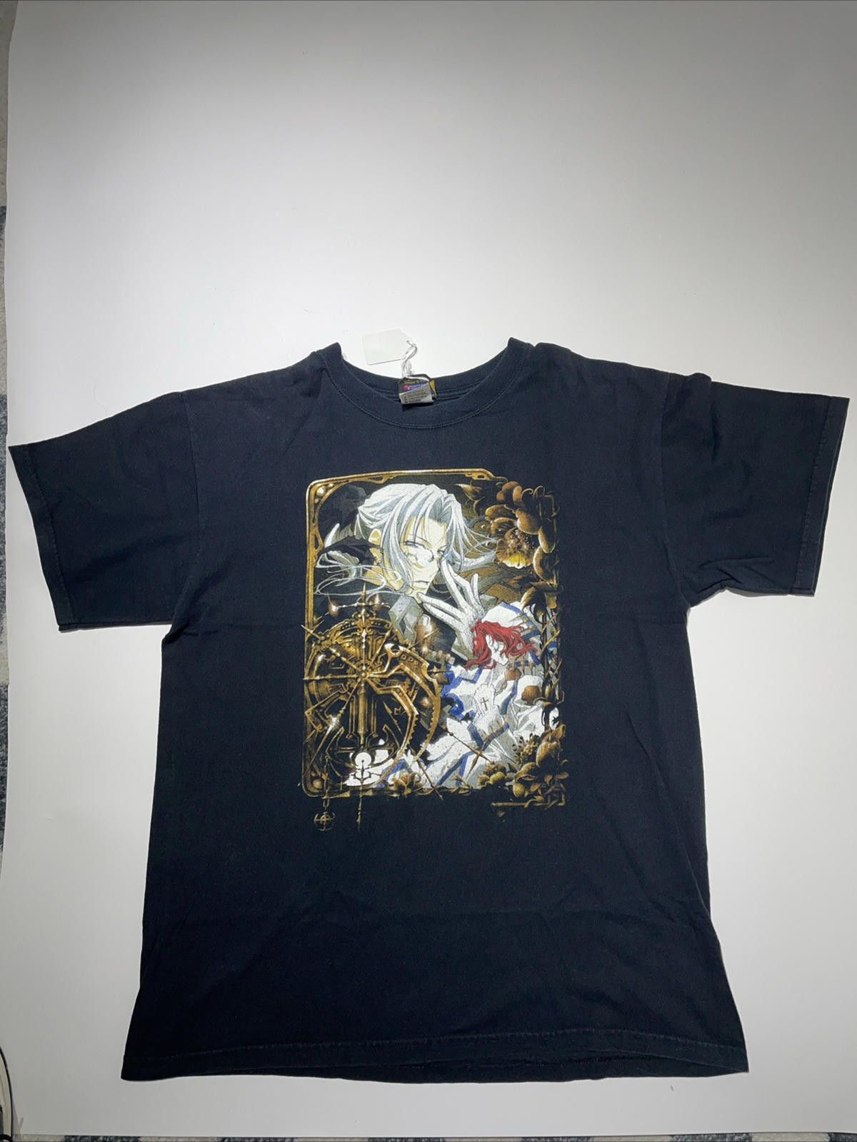 Designer Y2K 2005 Trinity Blood T-shirt Black Large Vintage Anime Size US L / EU 52-54 / 3 - 6 Thumbnail