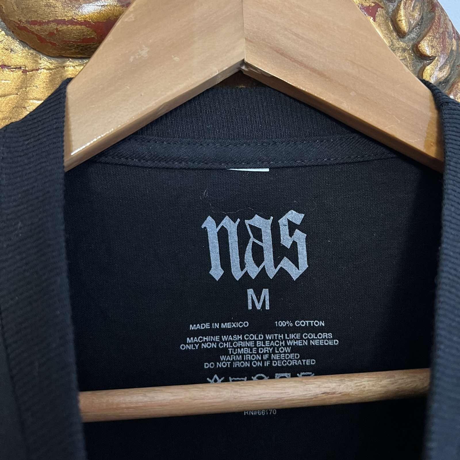 Band Tees × Nas × Rap Tees Vintage Nasty Nas Graphic Tee Sz M Size US M / EU 48-50 / 2 - 5 Thumbnail